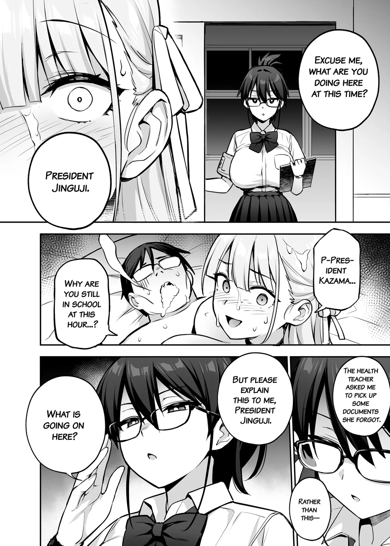 Akogare no Seitokaichou ga Kyonyuu Sugiru Ken 2 12 Chapter 1 - page 12
