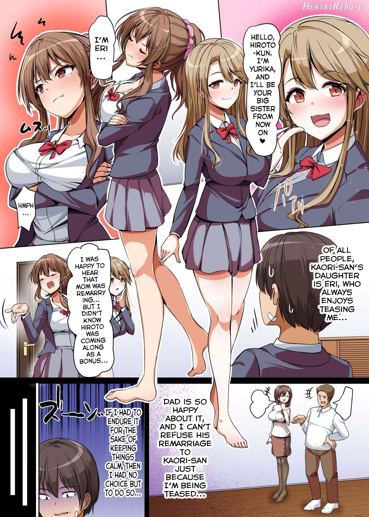Gishimaidon de Datsu Doutei! Chichioya ga Saikon Shitara Ijimekko ga Gimai ni Natta ~Anta wa Atashi no Nanda kara, Sassato Kimochi yoku Sasenasai yo ne!~ Chapter 1 - page 8