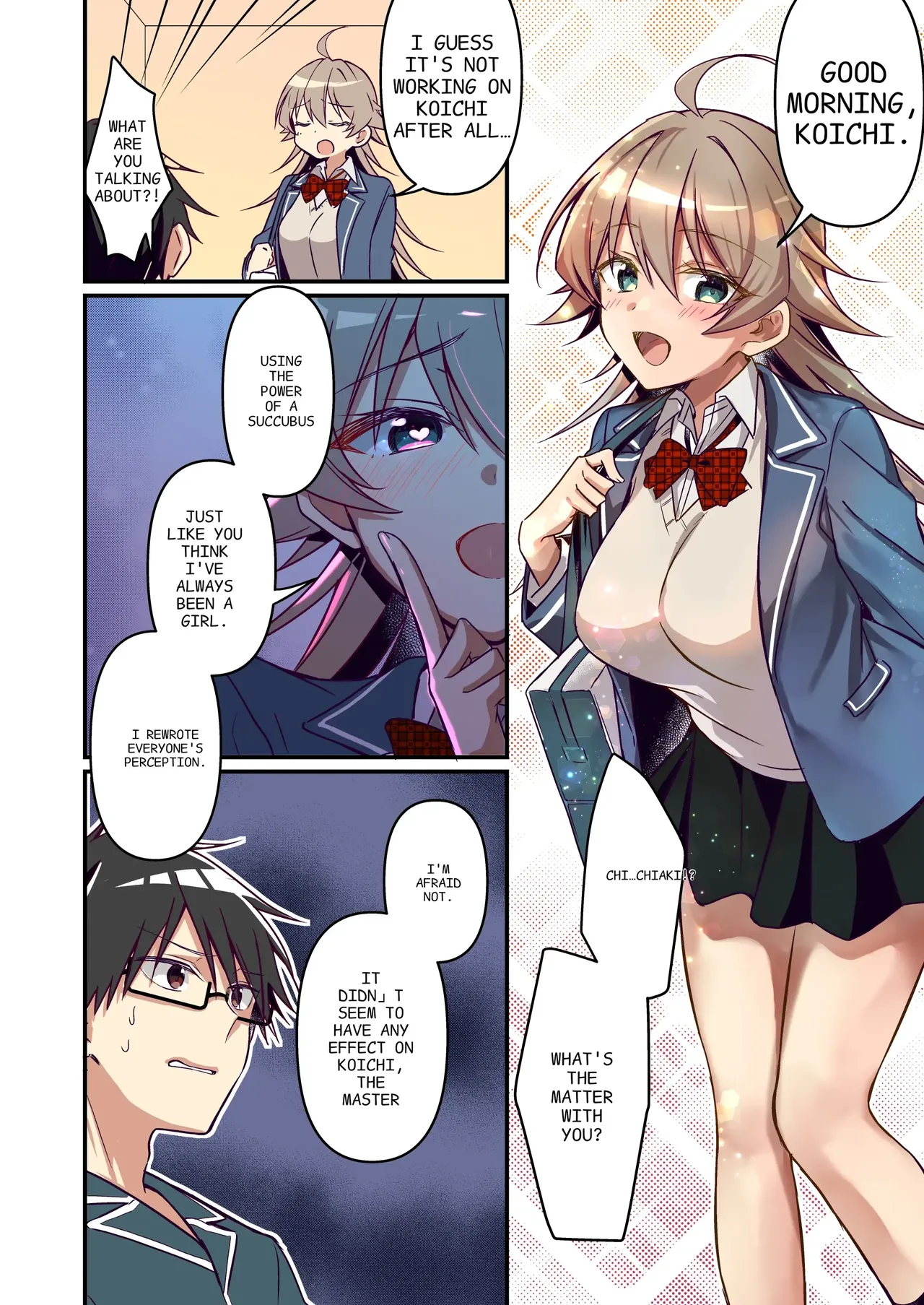 I didn't hear that I was the summoned succubus Chapter 1 - page 36