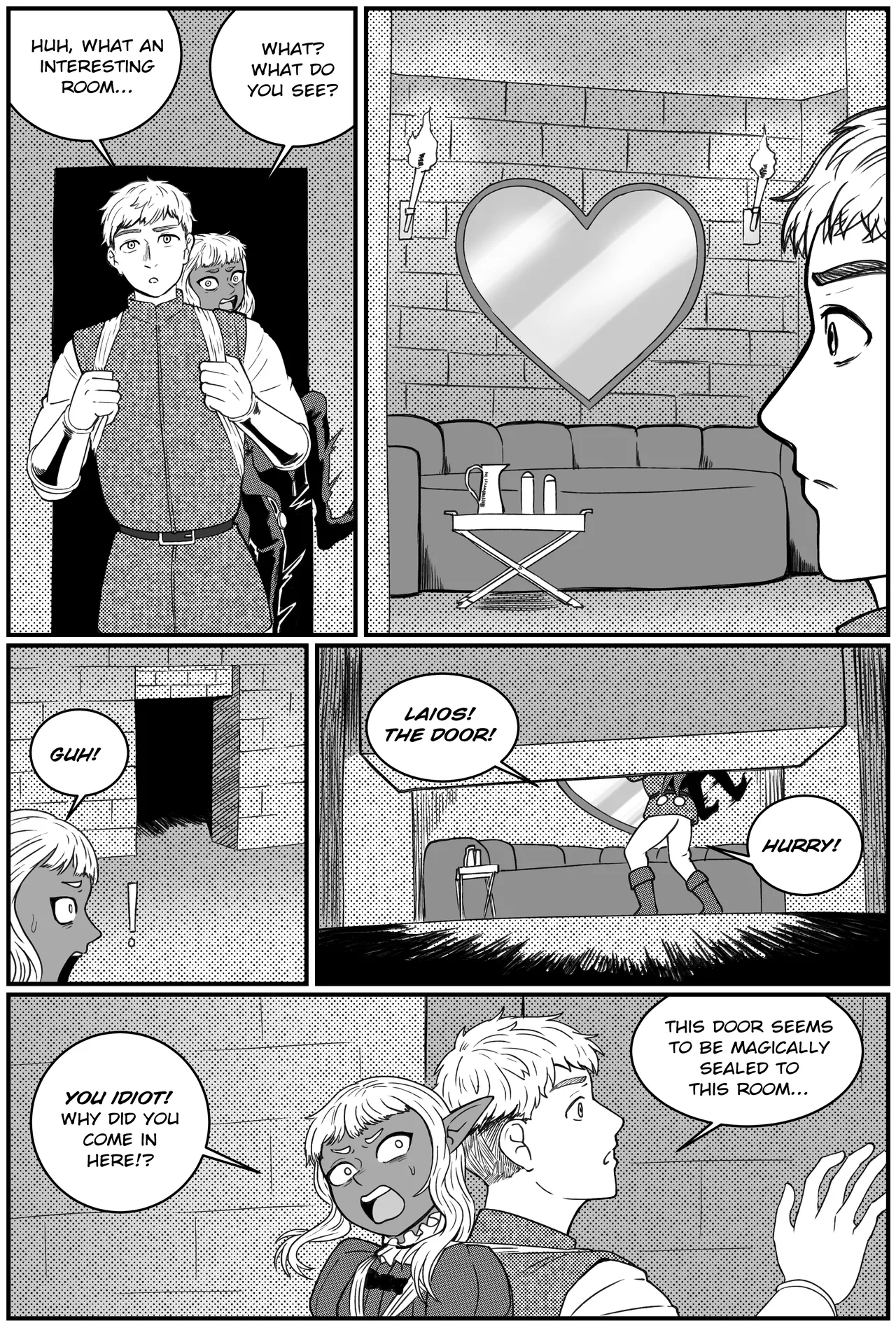 Laios X Sissel Chapter 1 - page 1