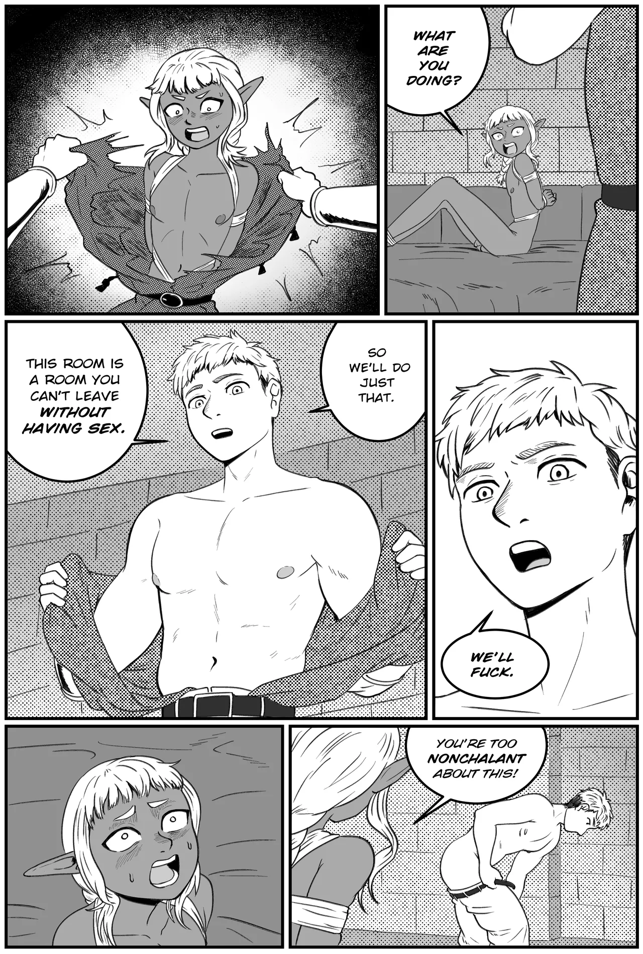 Laios X Sissel Chapter 1 - page 3