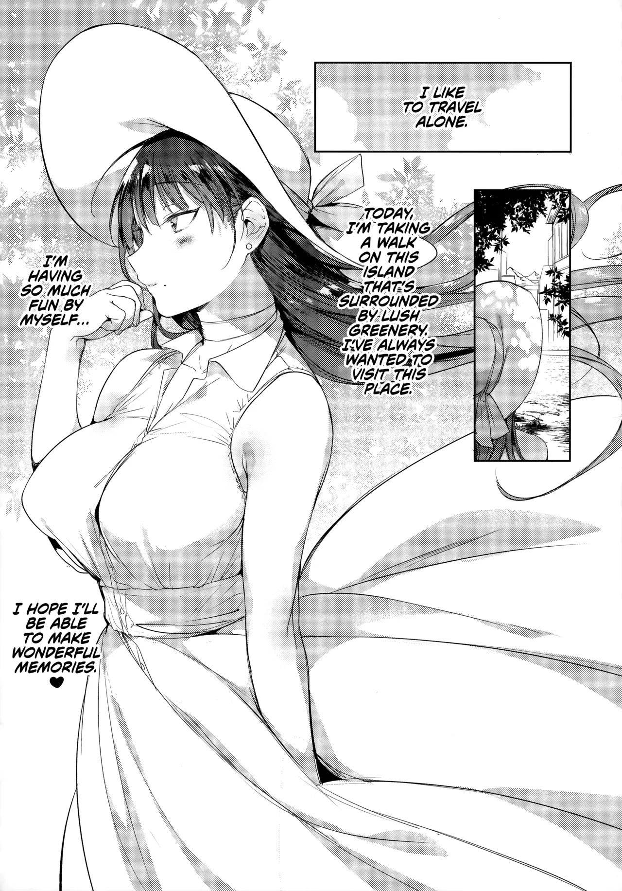 Natsu no Ojou-san ga Yukizuri Omanko Shitekureru Chapter 1 - page 4