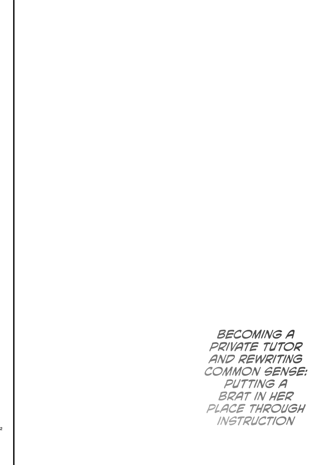 Kateikyoushi ni Natte Joushiki Kaihen Wakarase Shidou Chapter 1 - page 3