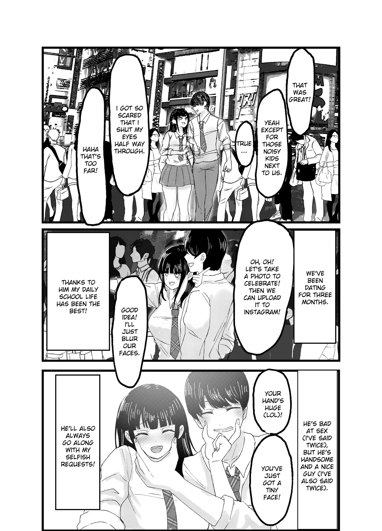 Netorare Bae 1 ~YouCha Kanojo no SNS Netorare Kiroku~ Chapter 1 - page 7