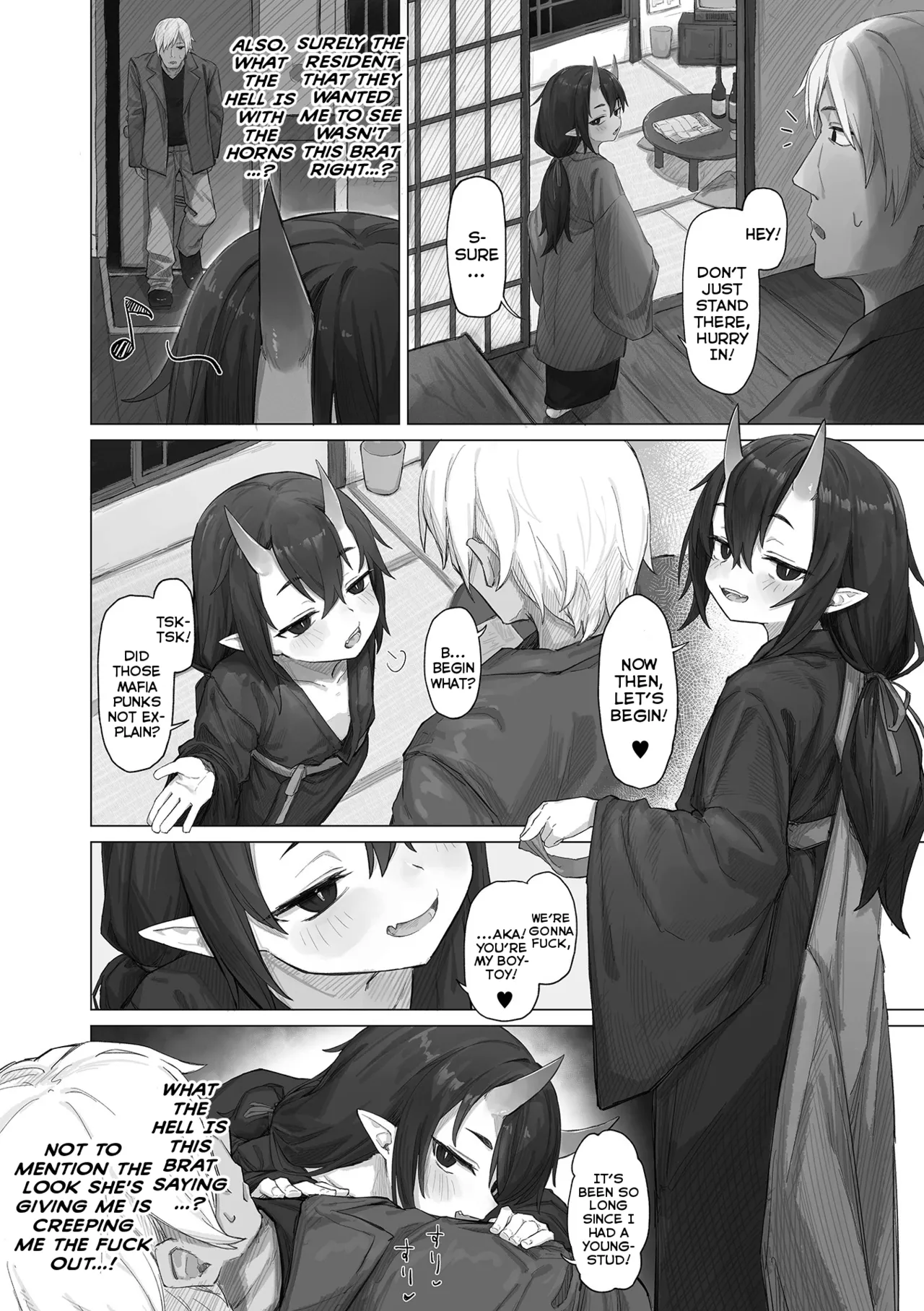 Oni ga Deru ka Hebi ga Deru ka Chapter 1 - page 2