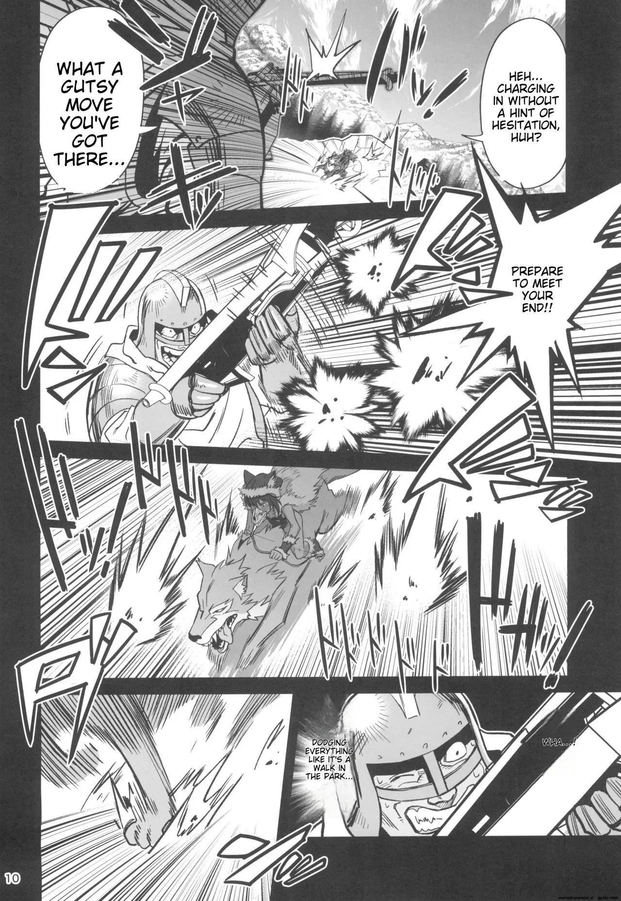 Mori o Mamoru Ookami Shoujo ga Inkou Shisai ni NTRreta Hanashi Chapter 1 - page 10