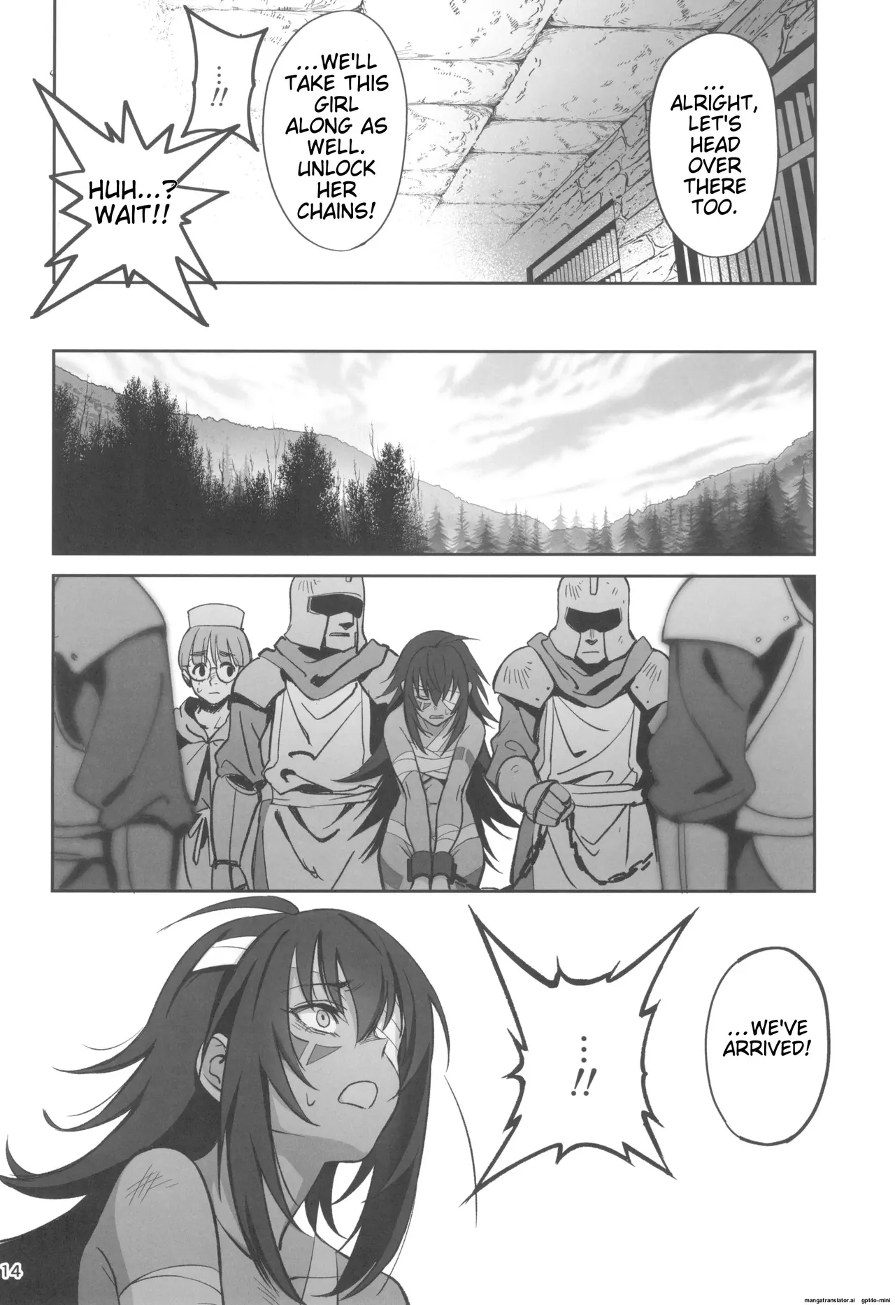 Mori o Mamoru Ookami Shoujo ga Inkou Shisai ni NTRreta Hanashi Chapter 1 - page 14
