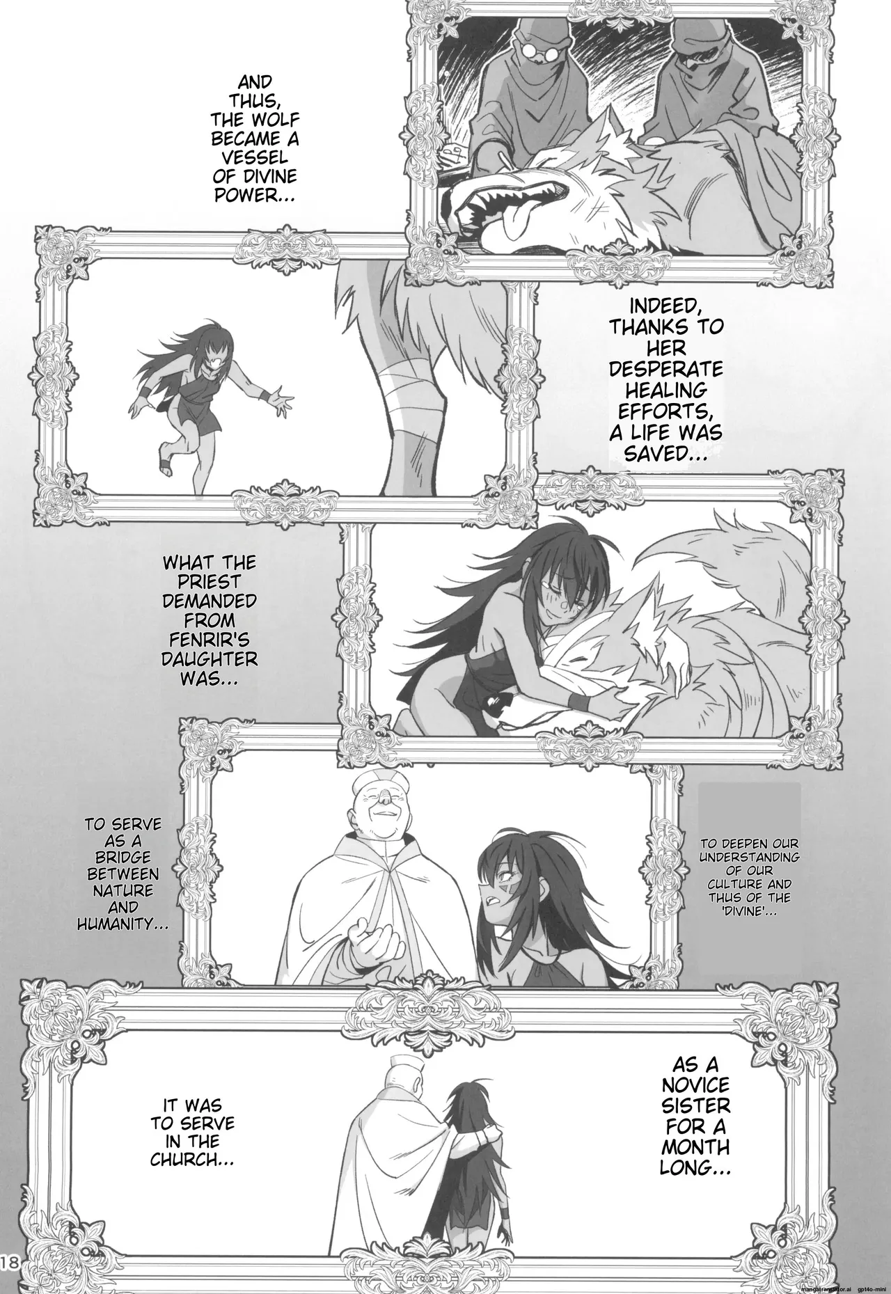 Mori o Mamoru Ookami Shoujo ga Inkou Shisai ni NTRreta Hanashi Chapter 1 - page 18