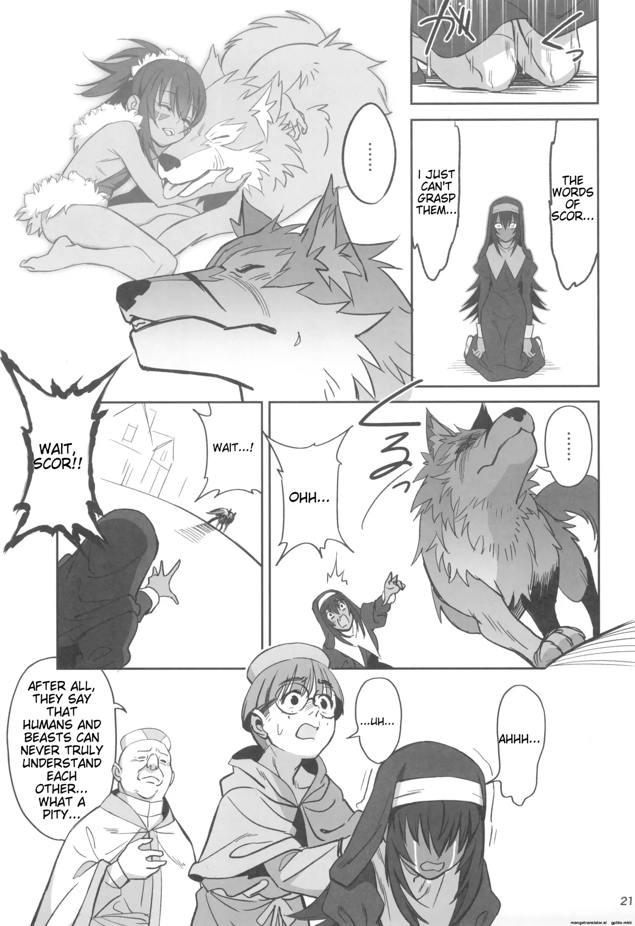 Mori o Mamoru Ookami Shoujo ga Inkou Shisai ni NTRreta Hanashi Chapter 1 - page 21