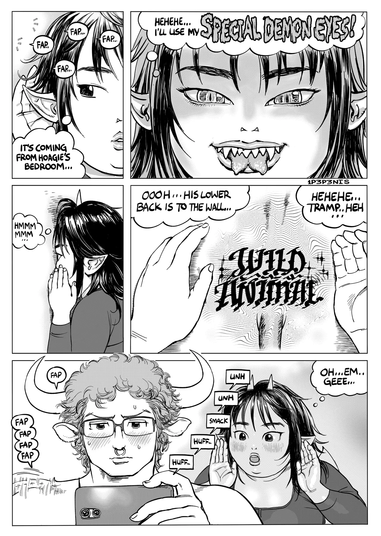 Angel and Hoagie in: FUCK ME, I DON'T CARE! Chapter 1 - page 3