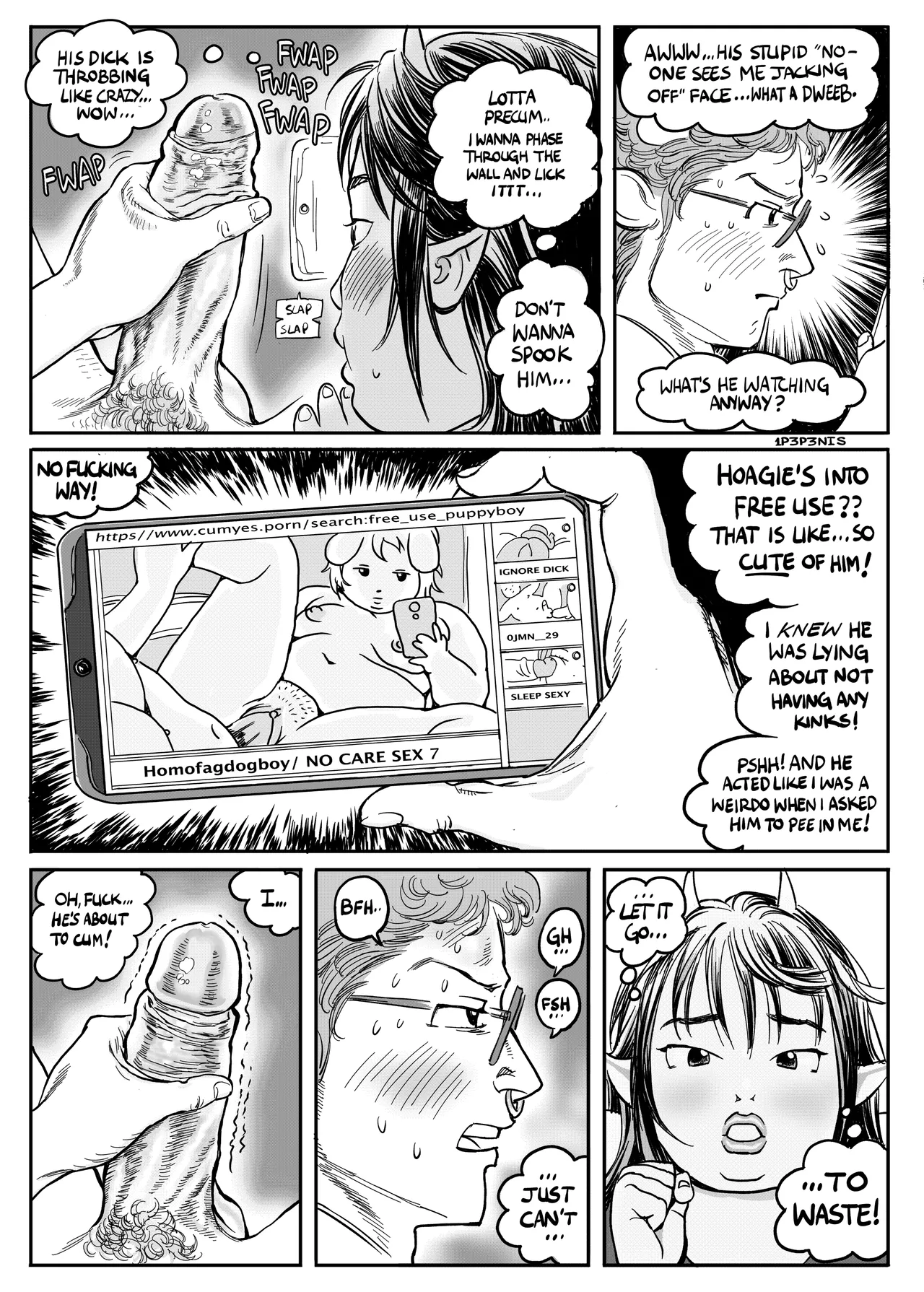 Angel and Hoagie in: FUCK ME, I DON'T CARE! Chapter 1 - page 4