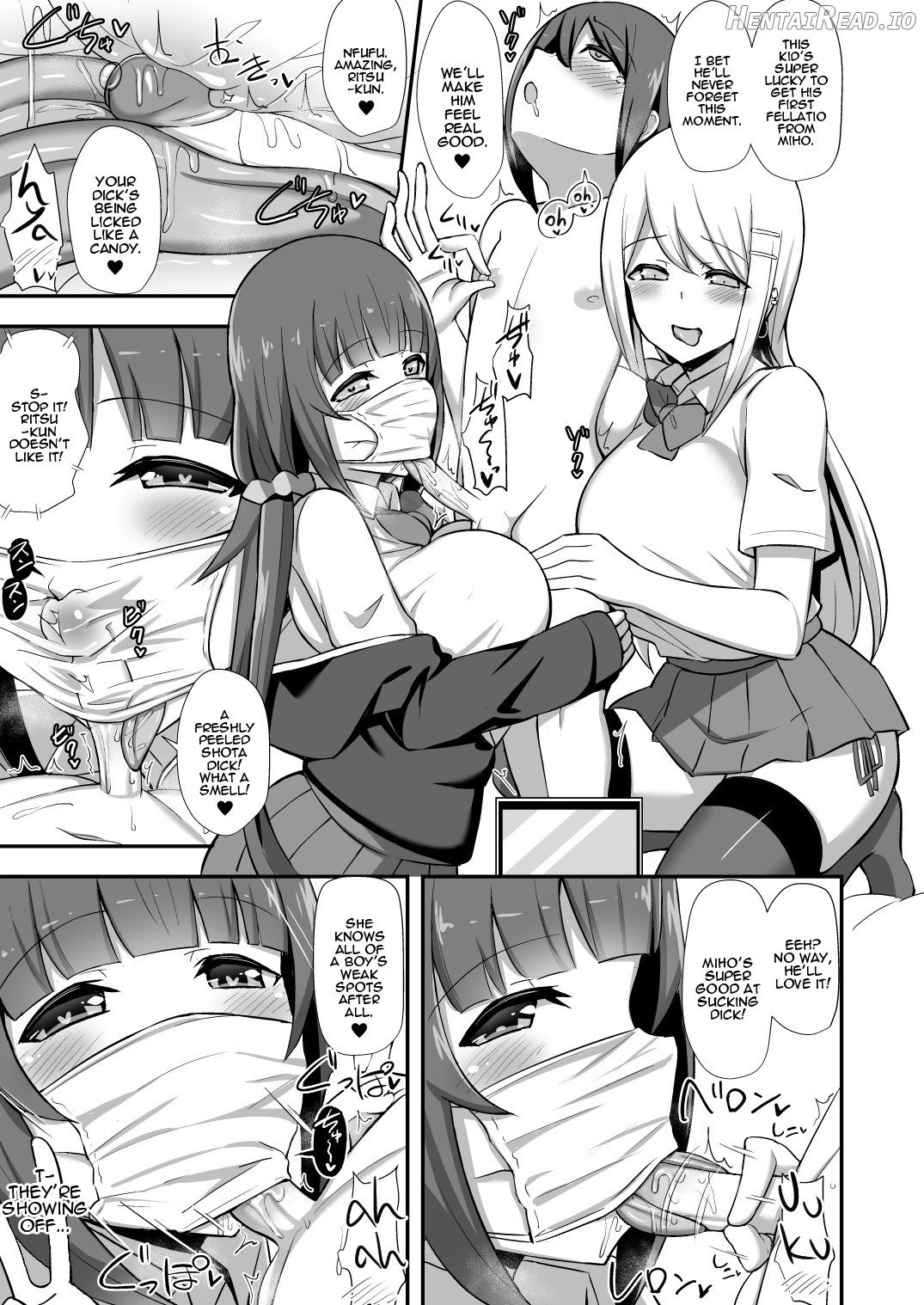 Fuuki no Haiboku -Dosukebe JK Gal Combi no Otouto Netori Chapter 1 - page 10