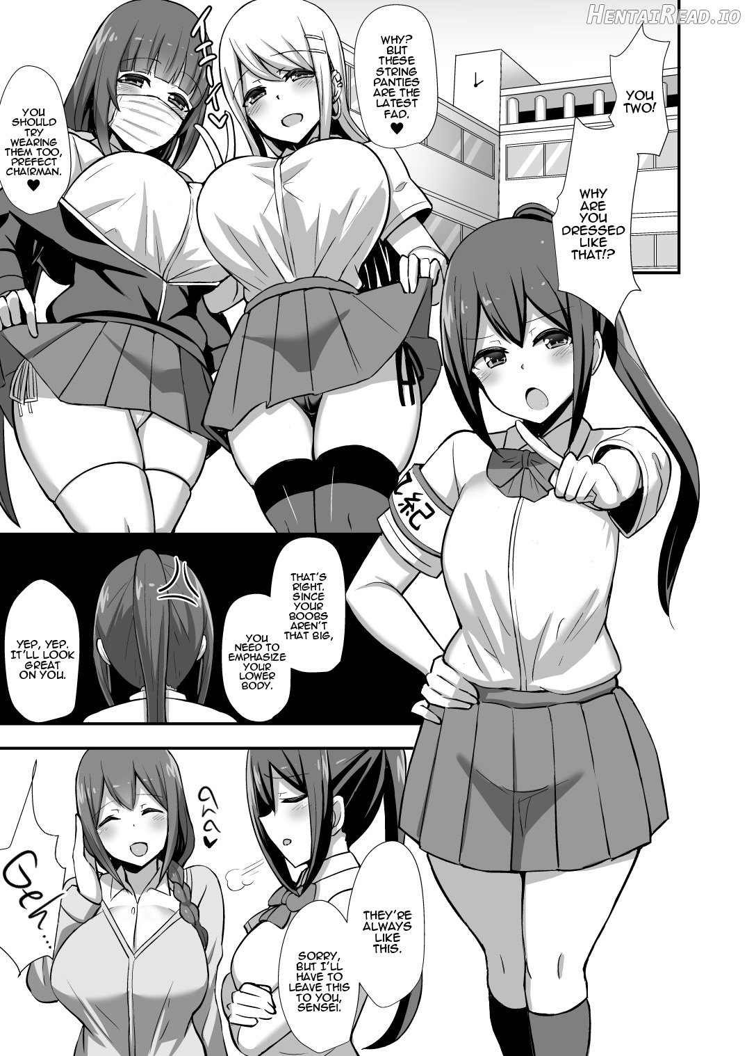 Fuuki no Haiboku -Dosukebe JK Gal Combi no Otouto Netori Chapter 1 - page 2