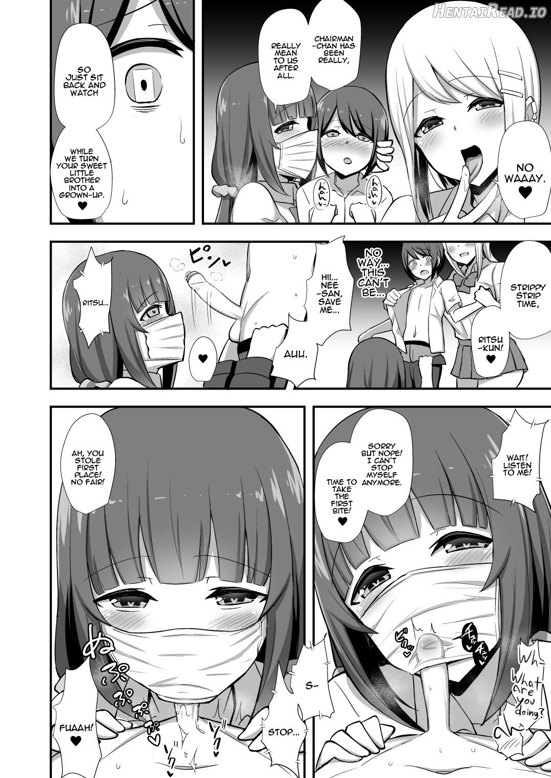 Fuuki no Haiboku -Dosukebe JK Gal Combi no Otouto Netori Chapter 1 - page 9