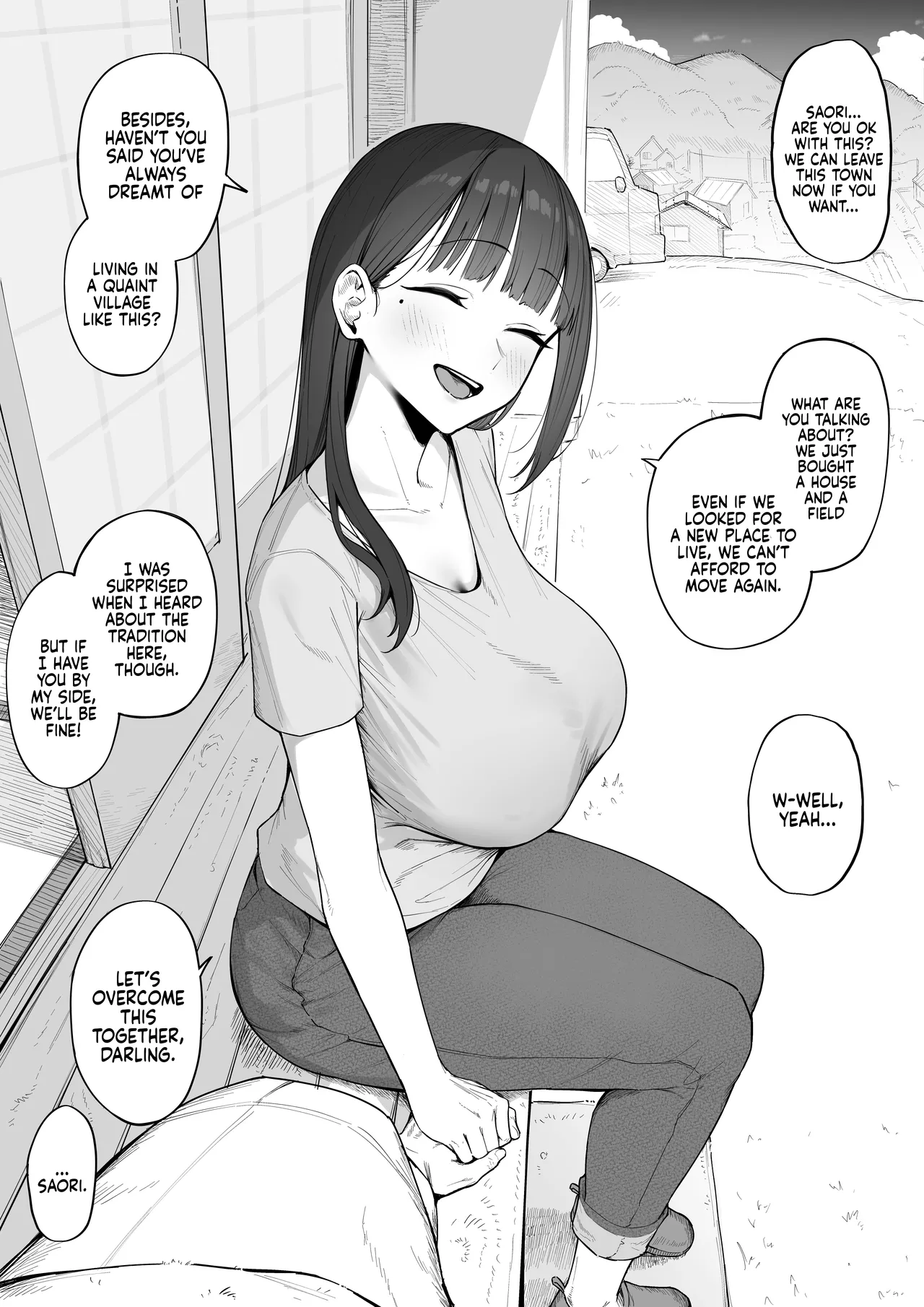 Yobai Fuushuu no aru mura ni Ijuushite shimatta Fuufu Chapter 1 - page 1