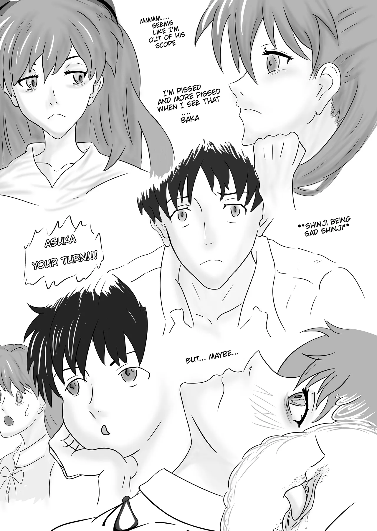 Asuka x Shinji's first time! Chapter 1 - page 3