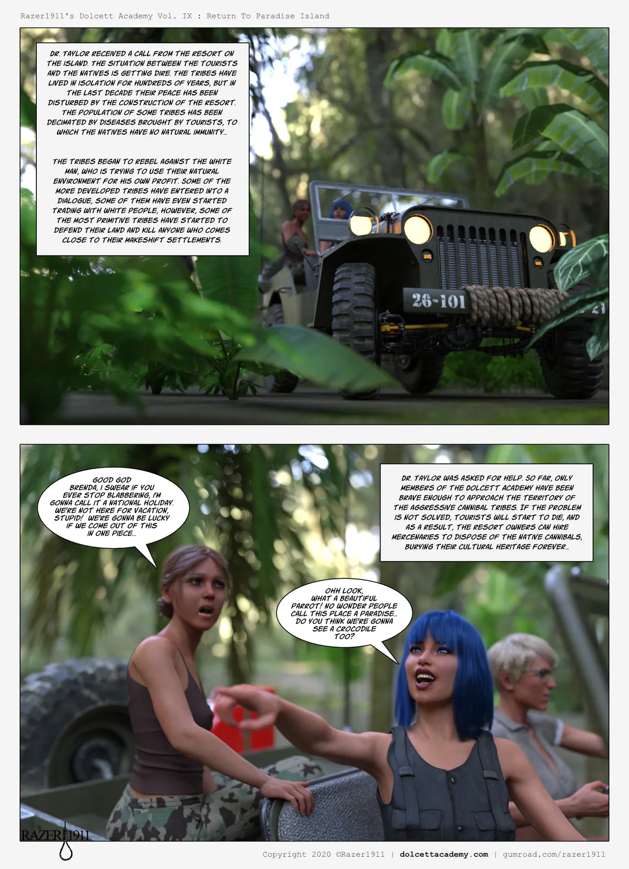 多尔赛特学院系列 第 09 卷 - 重返天堂岛 Chapter 1 - page 3