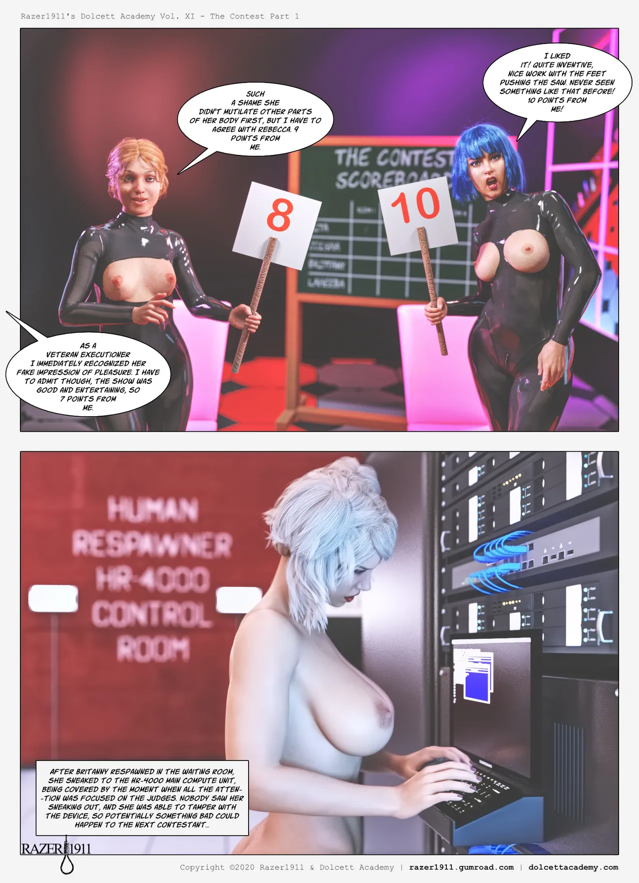 多尔赛特学院系列 第 11 卷 - 竞赛三部曲第 1 部分 Chapter 1 - page 24