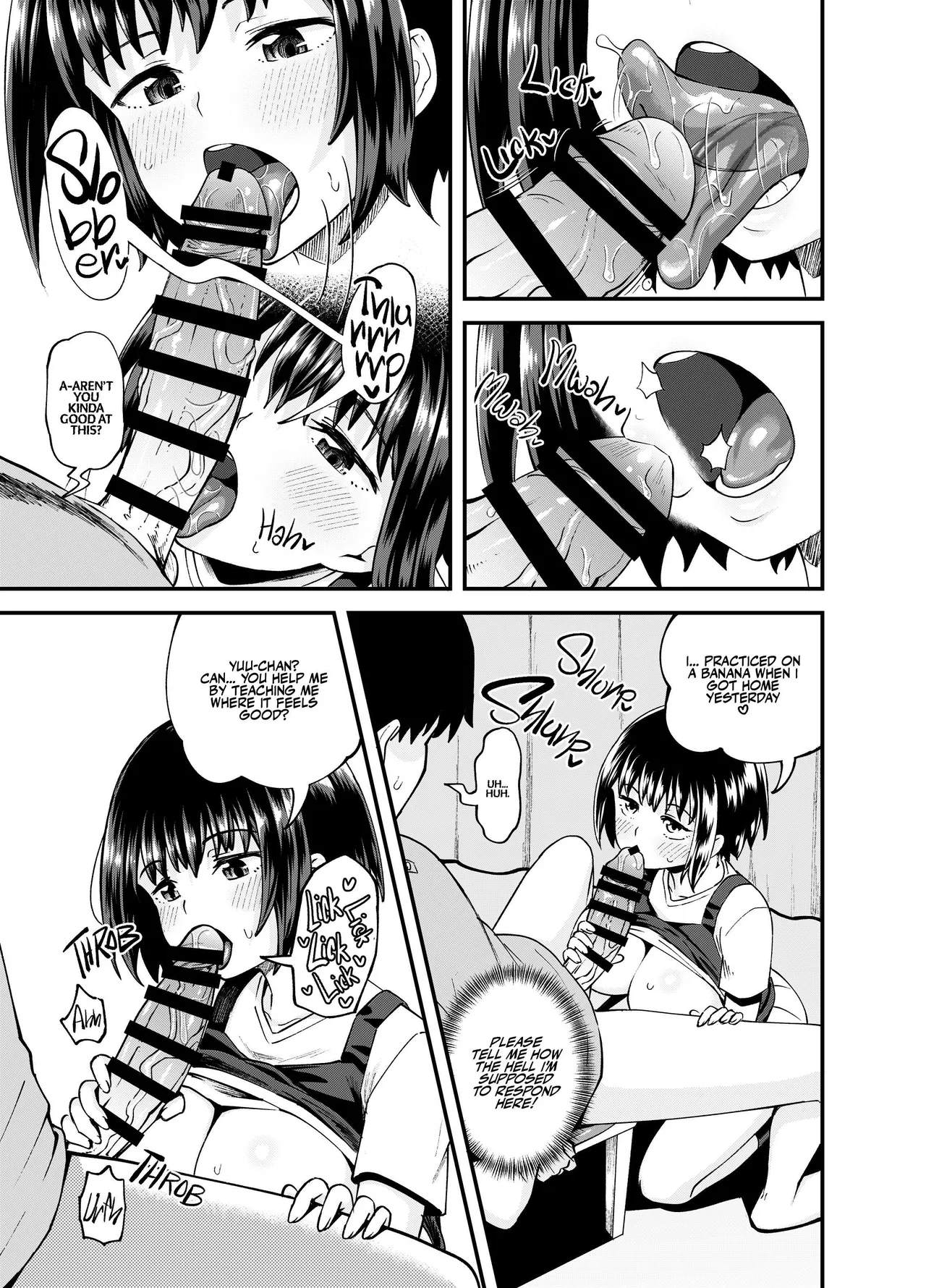 Soen ni Natteta Osananajimi ga Okuchi Onaho Gayoi Shite Kuru Mikkakan Chapter 1 - page 19