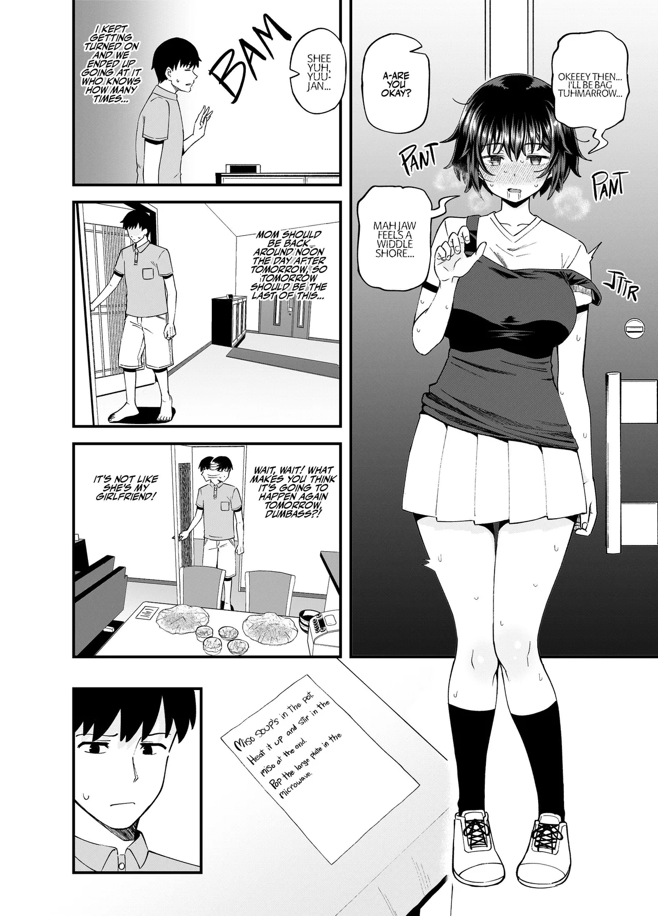 Soen ni Natteta Osananajimi ga Okuchi Onaho Gayoi Shite Kuru Mikkakan Chapter 1 - page 26