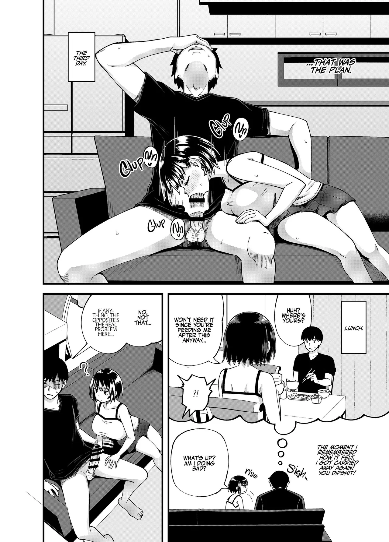 Soen ni Natteta Osananajimi ga Okuchi Onaho Gayoi Shite Kuru Mikkakan Chapter 1 - page 28