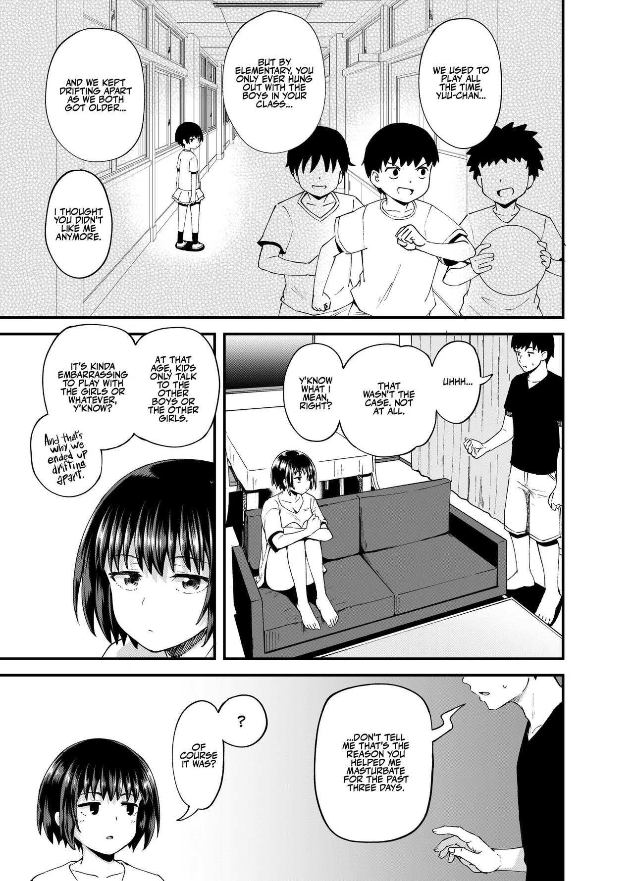 Soen ni Natteta Osananajimi ga Okuchi Onaho Gayoi Shite Kuru Mikkakan Chapter 1 - page 45