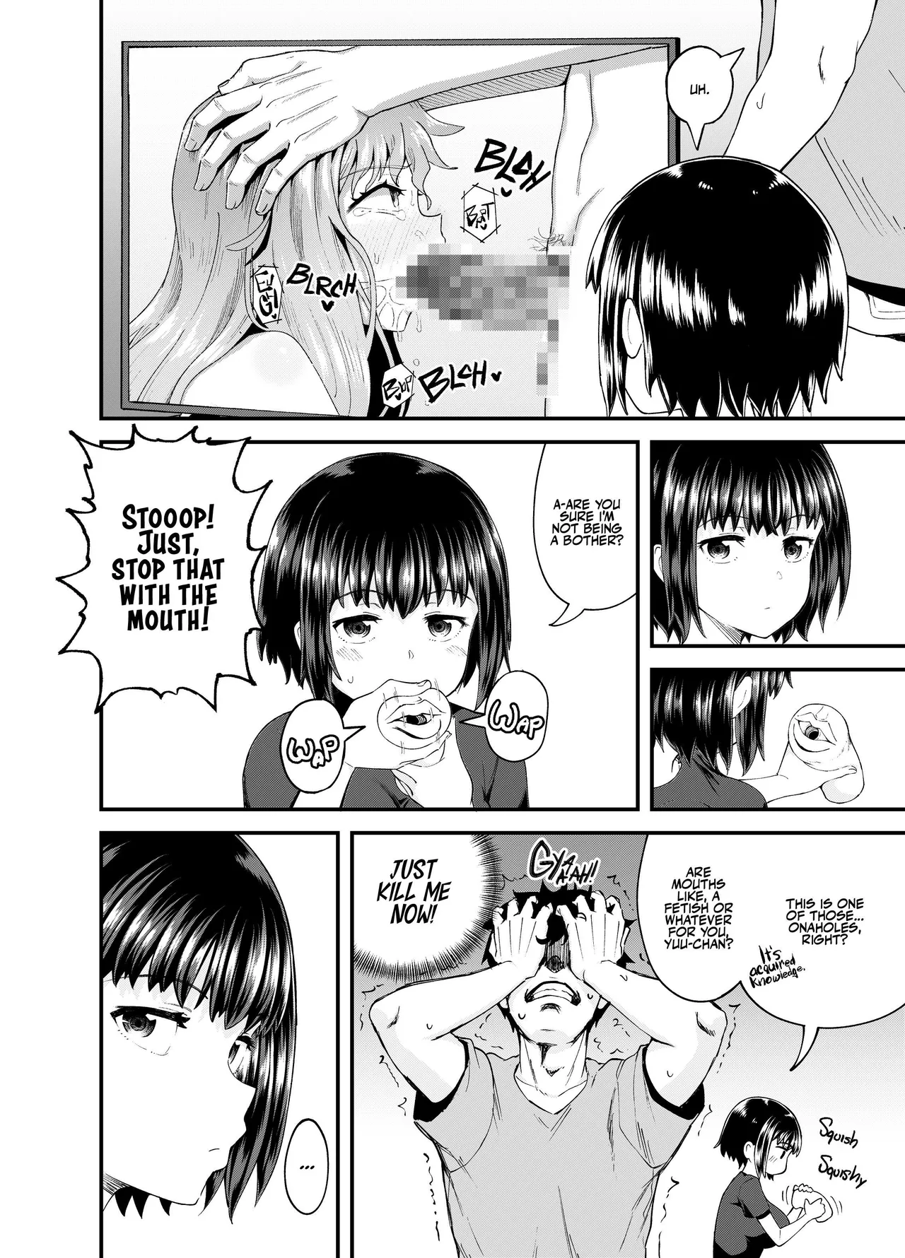 Soen ni Natteta Osananajimi ga Okuchi Onaho Gayoi Shite Kuru Mikkakan Chapter 1 - page 8