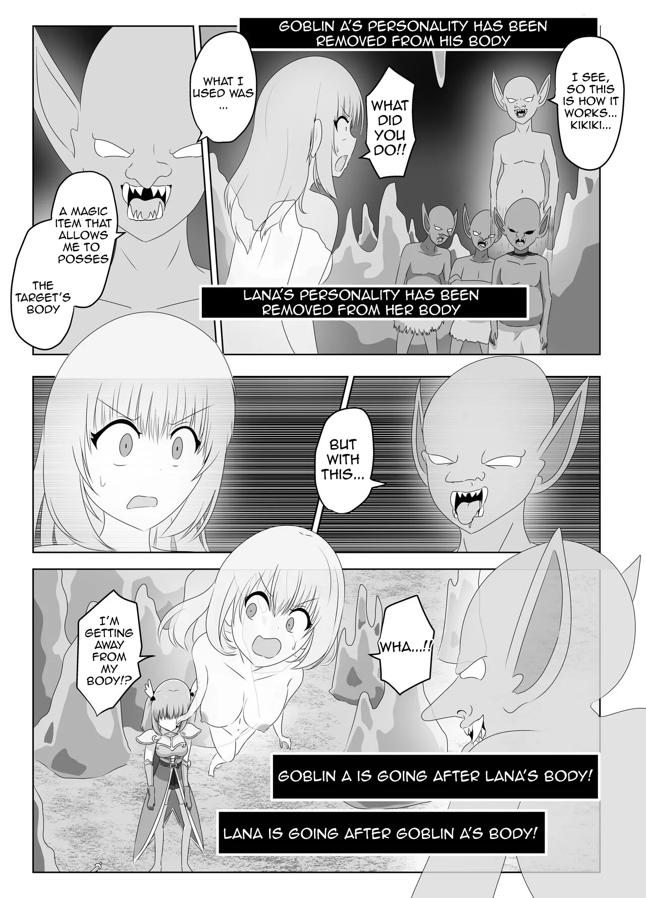 The Female Knight Who Lost Everything To Goblins Chapter 1 - page 15