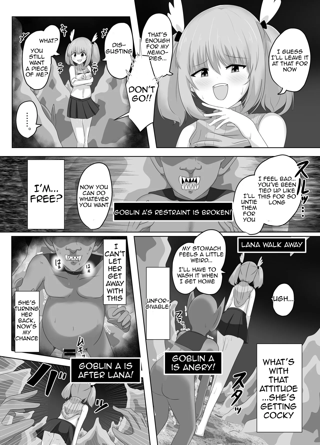 The Female Knight Who Lost Everything To Goblins Chapter 1 - page 28