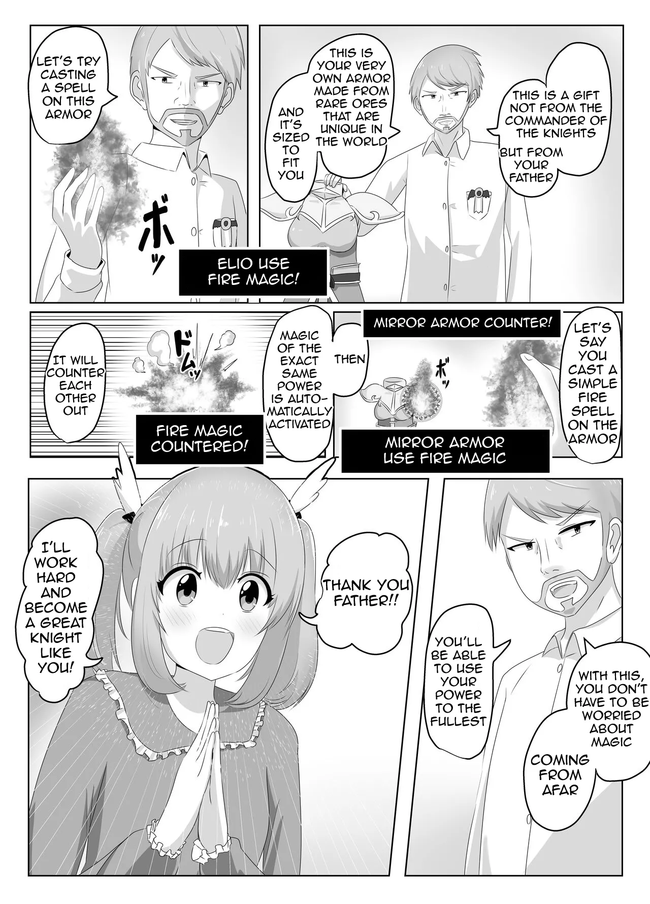 The Female Knight Who Lost Everything To Goblins Chapter 1 - page 5