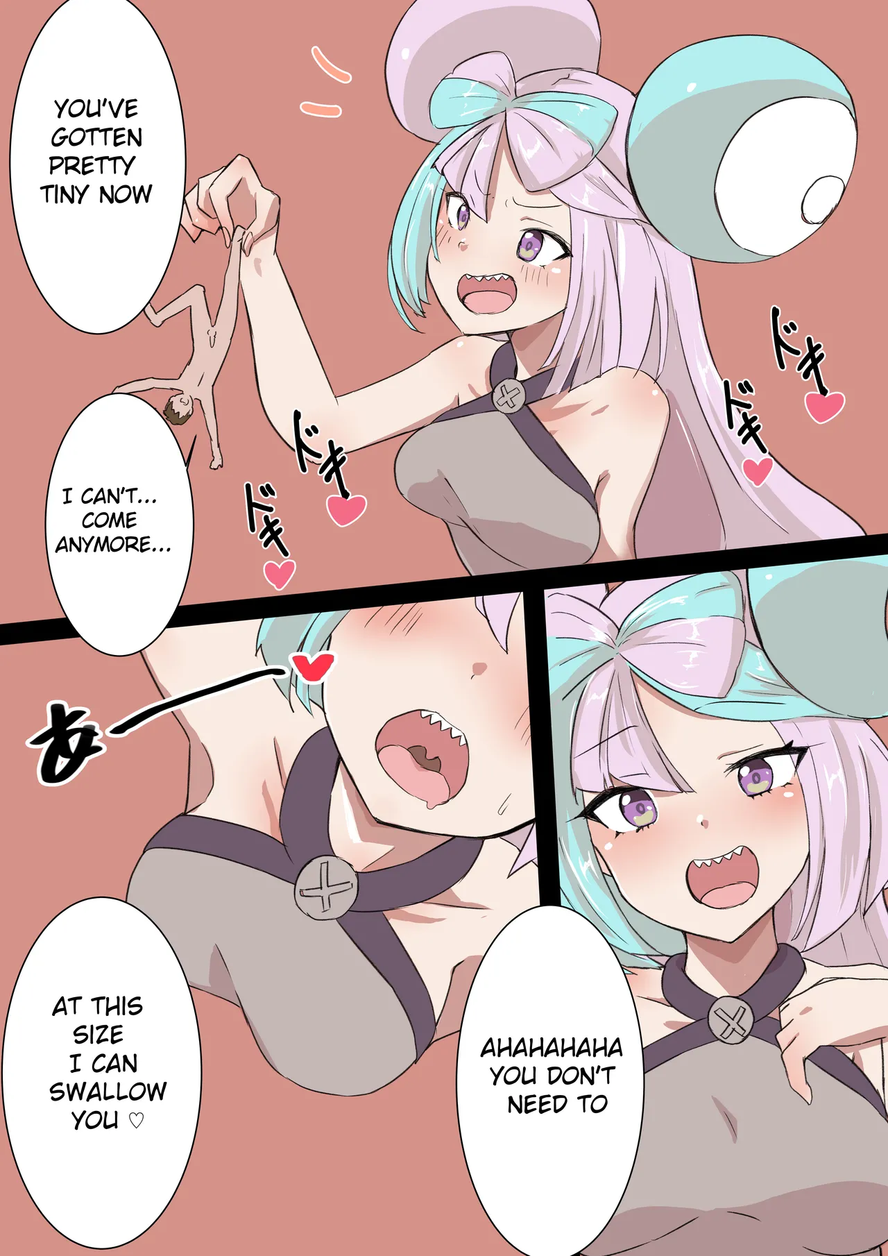 A trainer getting made to cum by lono then getting swallowed Chapter 1 - page 6