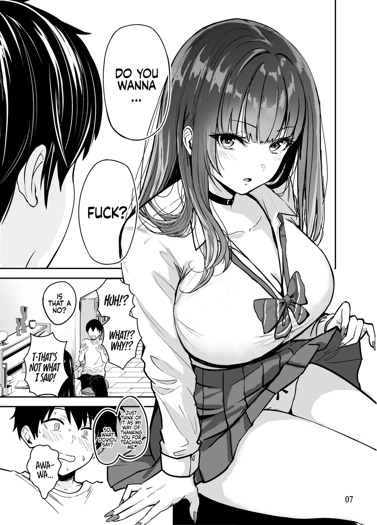 Gal to Meccha Namahame Nakadashi Ecchi Suru Hanashi #2 Chapter 1 - page 9