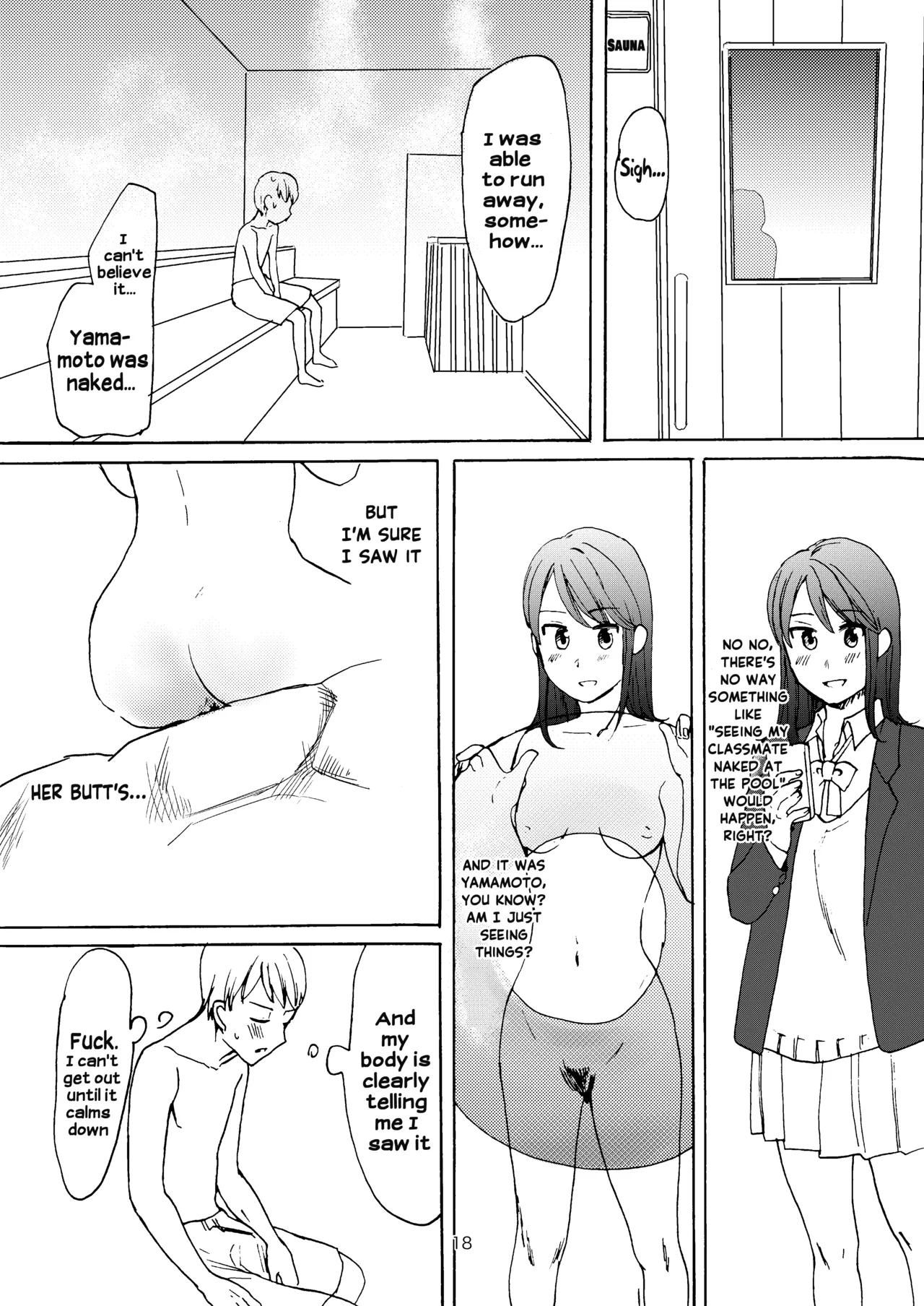 Ai no Onsen Pool Chapter 1 - page 16
