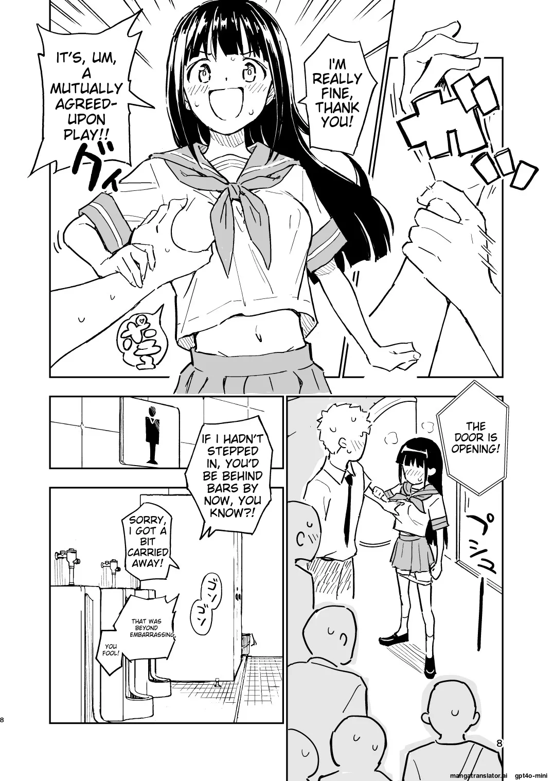 1-kagetsu Ninshin Shinakereba Otoko ni Modoreru Hanashi Chapter 1 - page 8