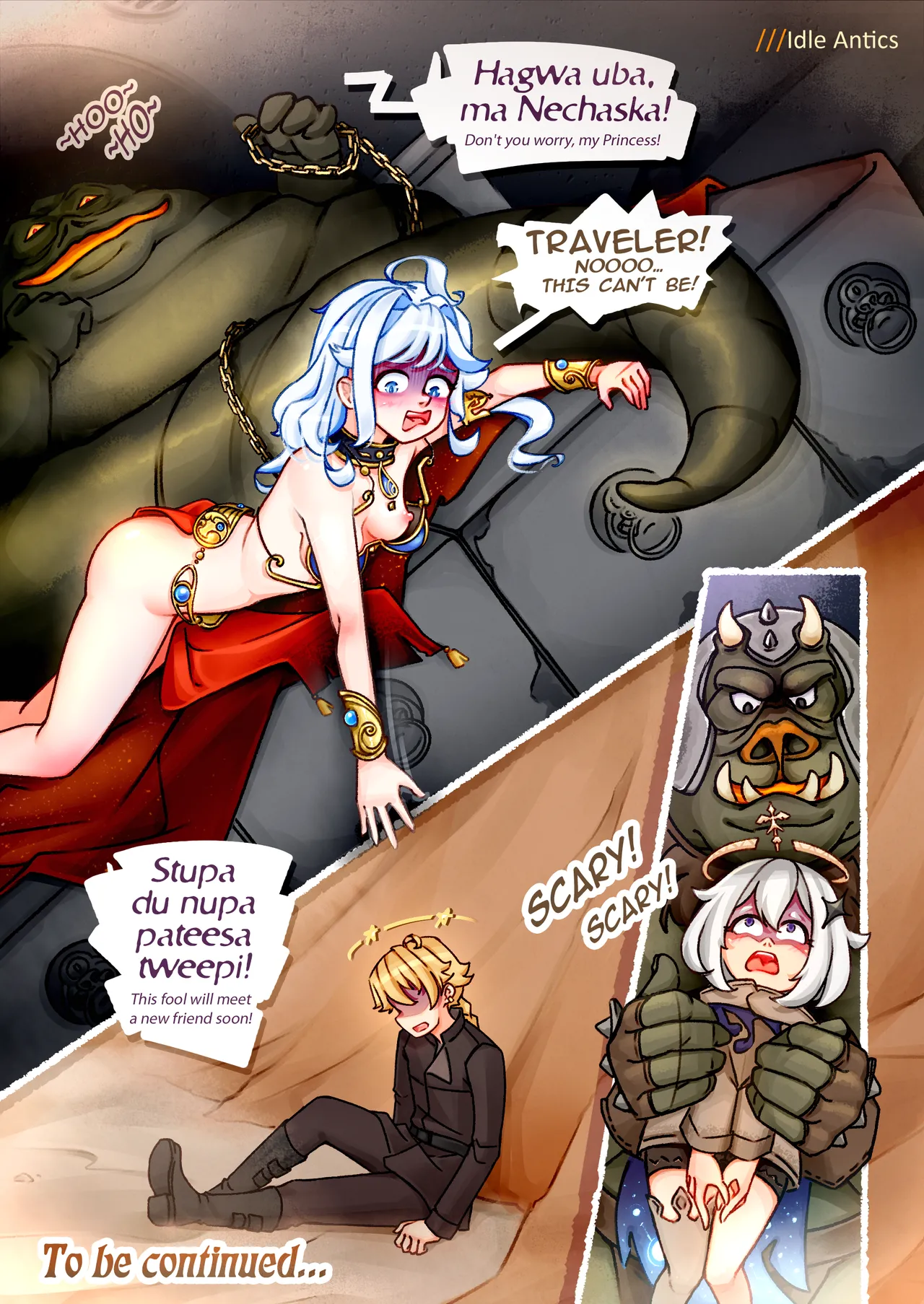 Furina's Fiasco in THE JABBA'S LAIR Part 1 Actress turned Slave! Chapter 1 - page 6