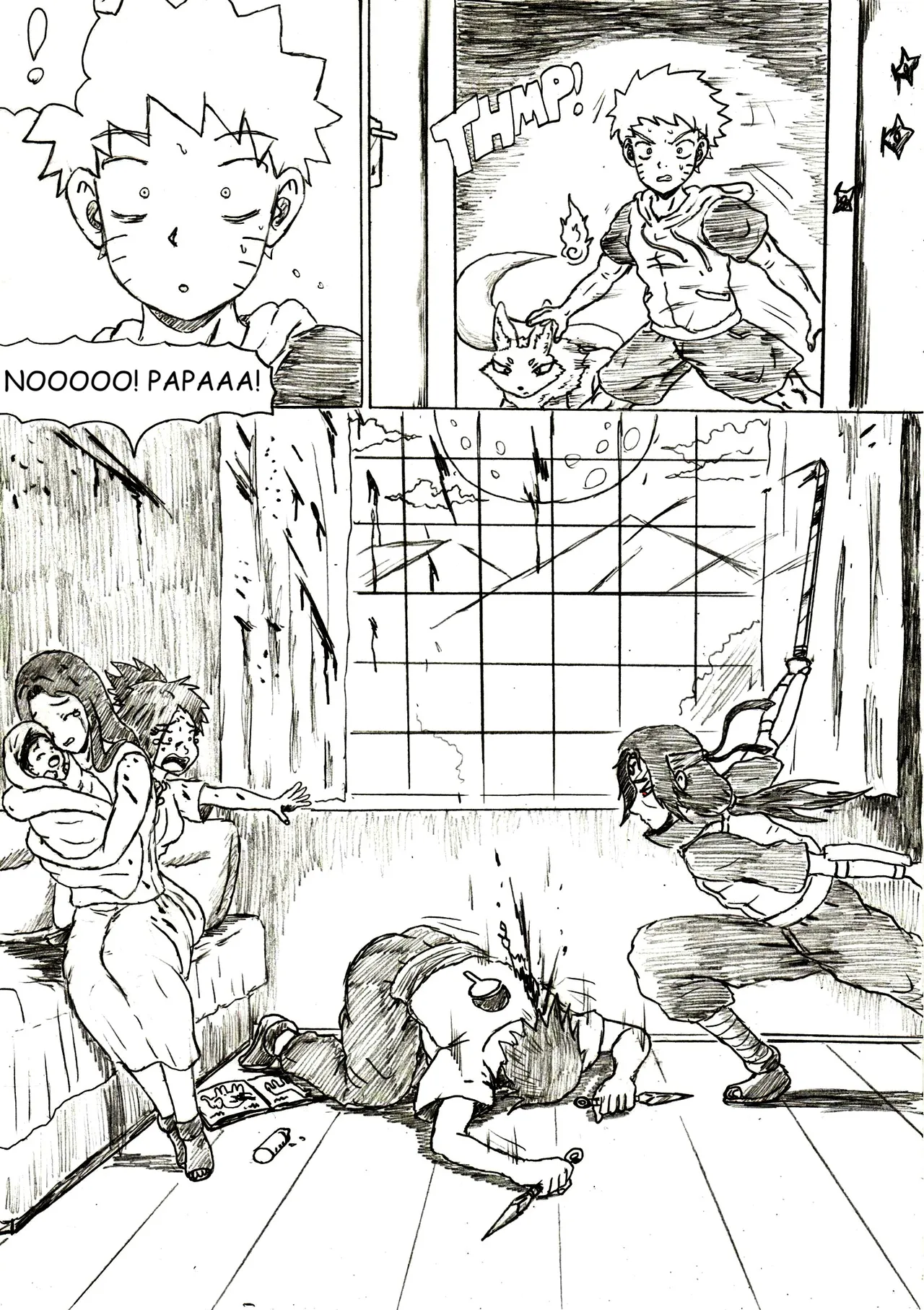 Naruto:Rogue - Chapter 5 - the Uchiha Clan massacre Chapter 1 - page 6