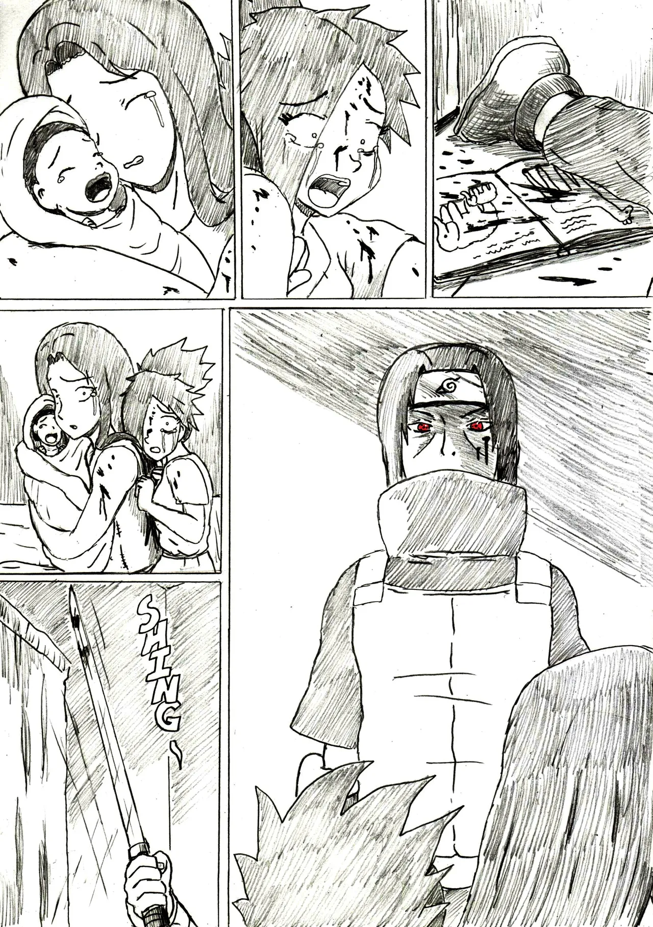 Naruto:Rogue - Chapter 5 - the Uchiha Clan massacre Chapter 1 - page 7