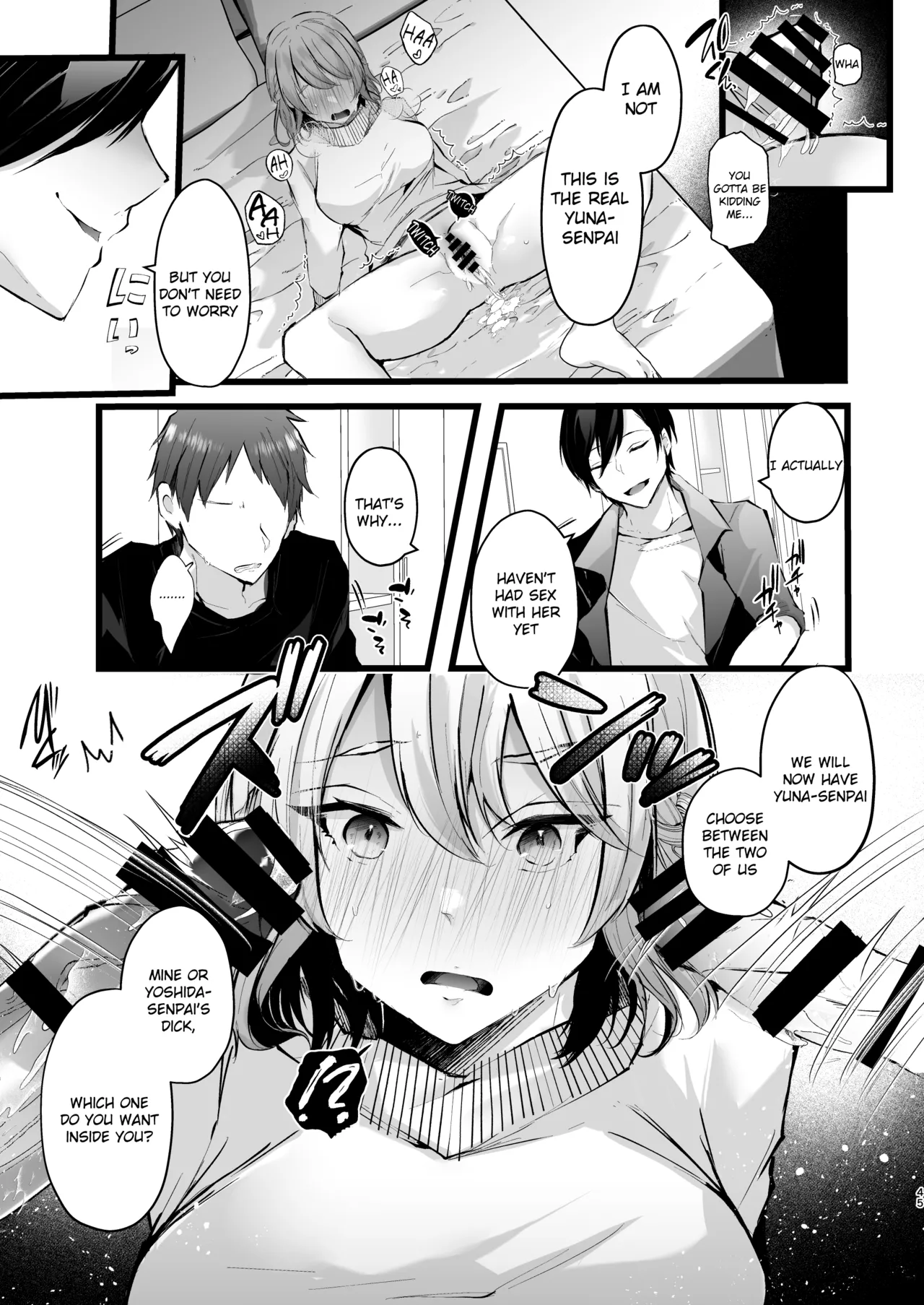 Zakomesu Switch ~Deka Cli Kaihatsu de Netorareta Boku no Kanojo~ Chapter 1 - page 46