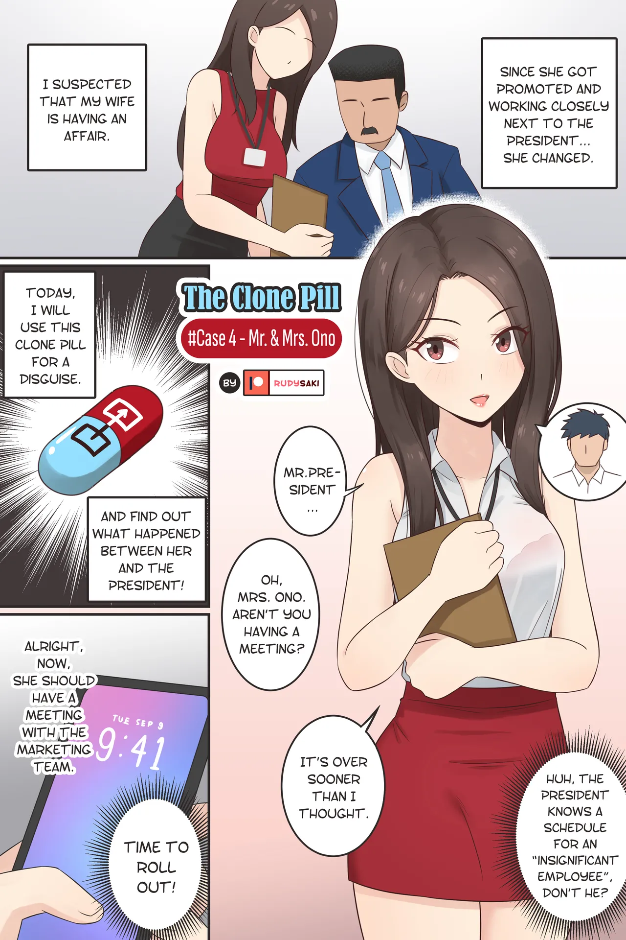 The Clone Pill: #Case 4 - Mr. & Mrs. Ono Chapter 1 - page 1