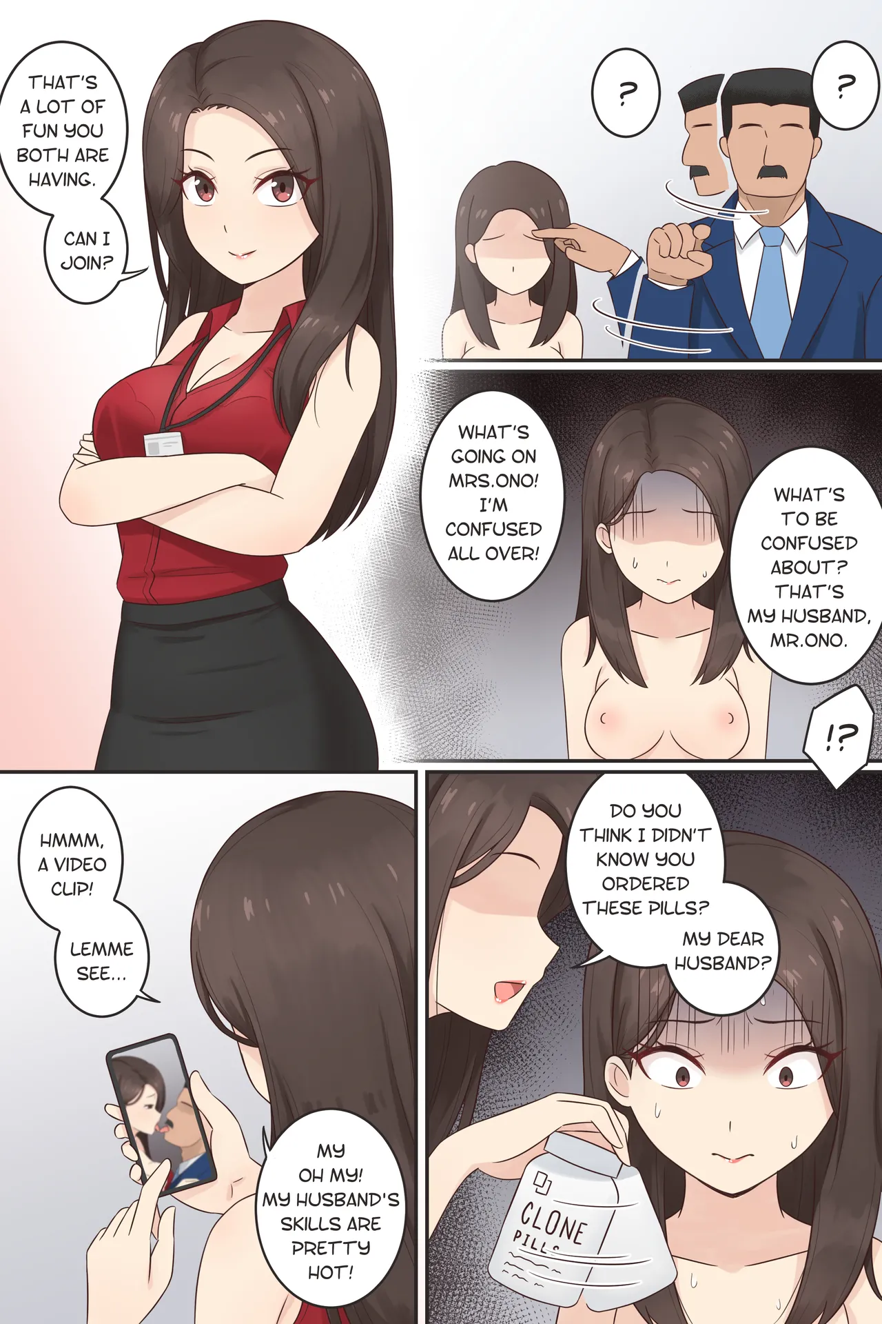 The Clone Pill: #Case 4 - Mr. & Mrs. Ono Chapter 1 - page 4