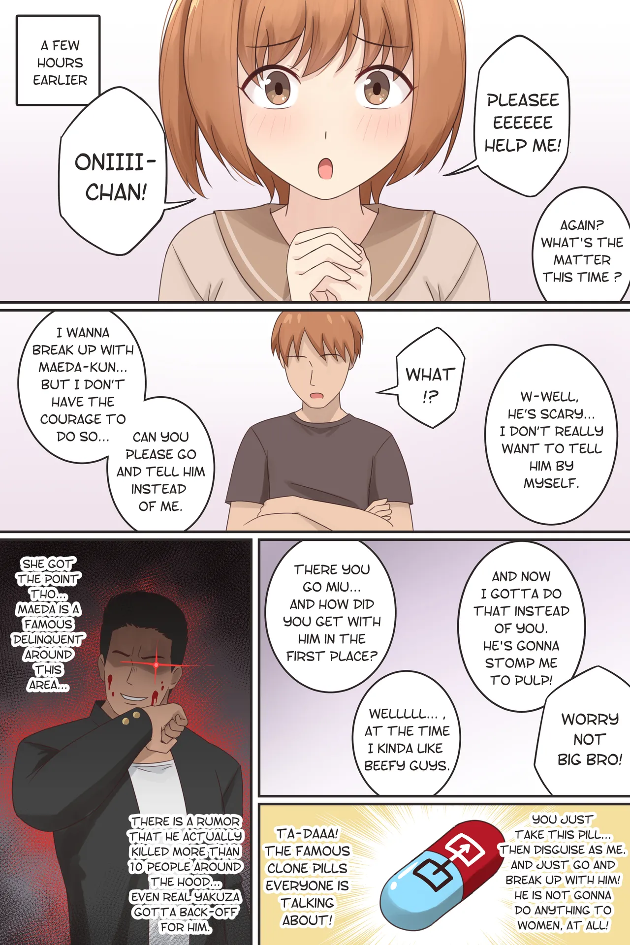 The Clone Pill: #Case 3 - Miu Chapter 1 - page 2