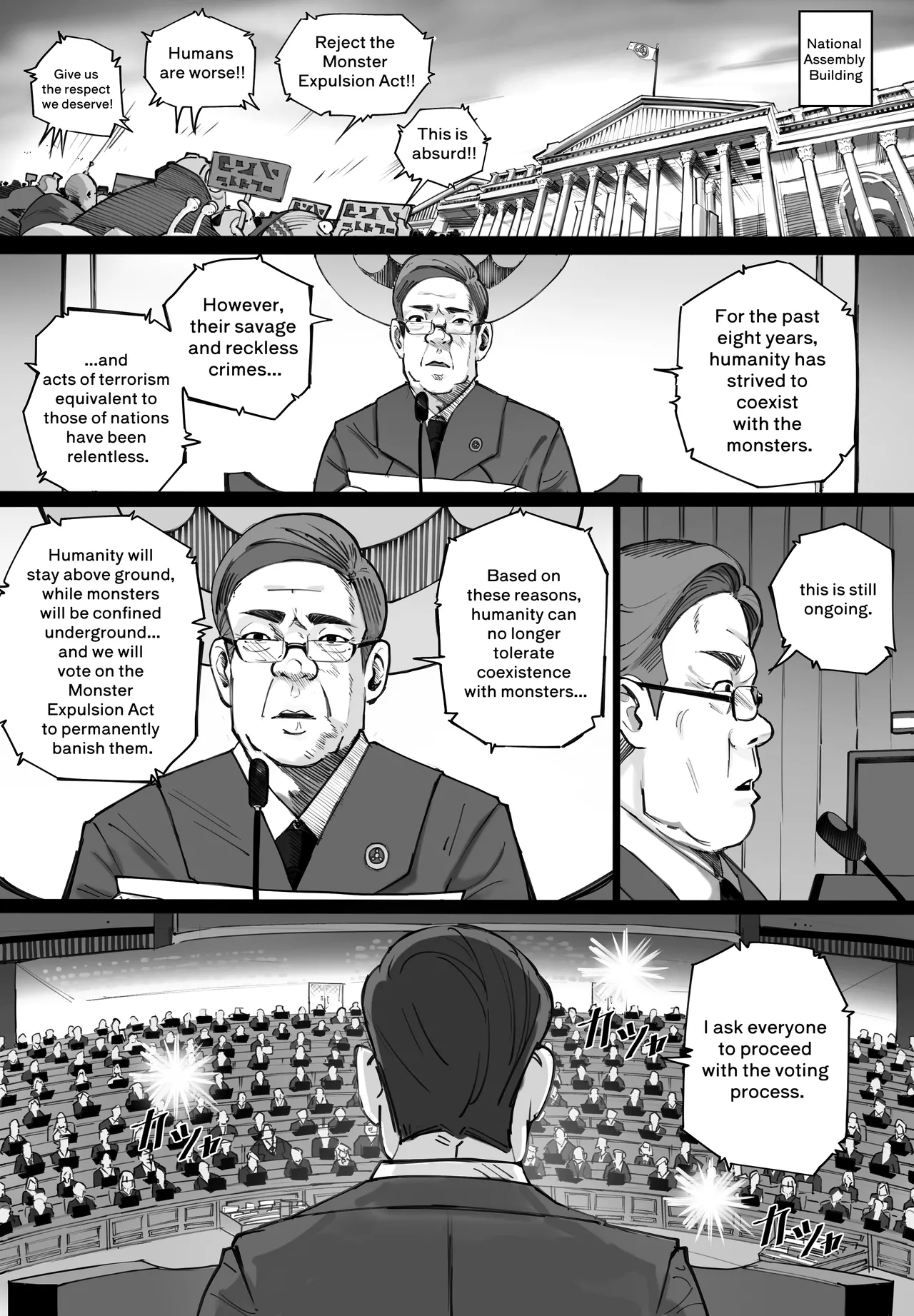 Ningenkai Kara Oidasa Reta Shoujo ga Kaibutsu no Naka de Ikiru Houhou Chapter 1 - page 7