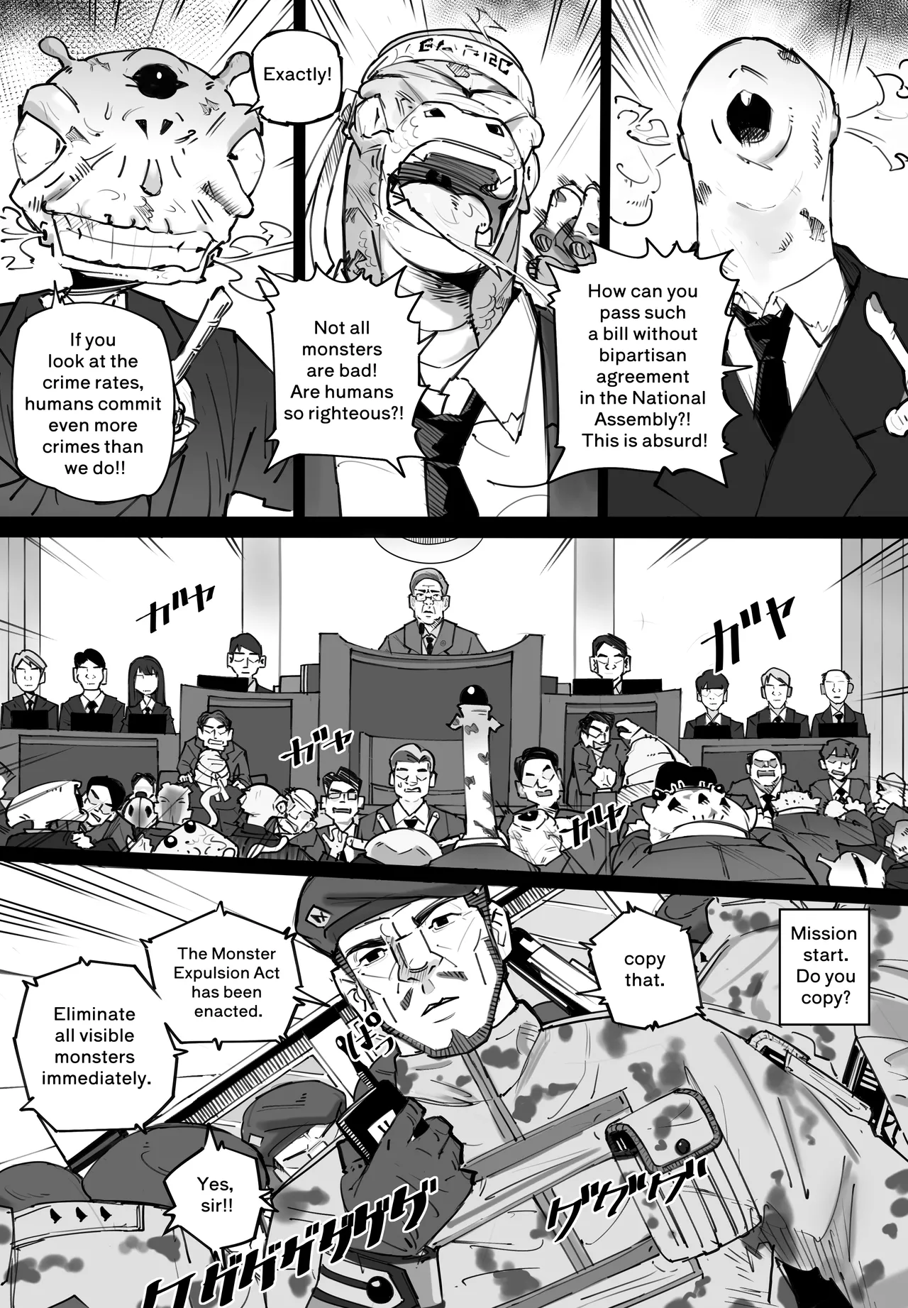 Ningenkai Kara Oidasa Reta Shoujo ga Kaibutsu no Naka de Ikiru Houhou Chapter 1 - page 9