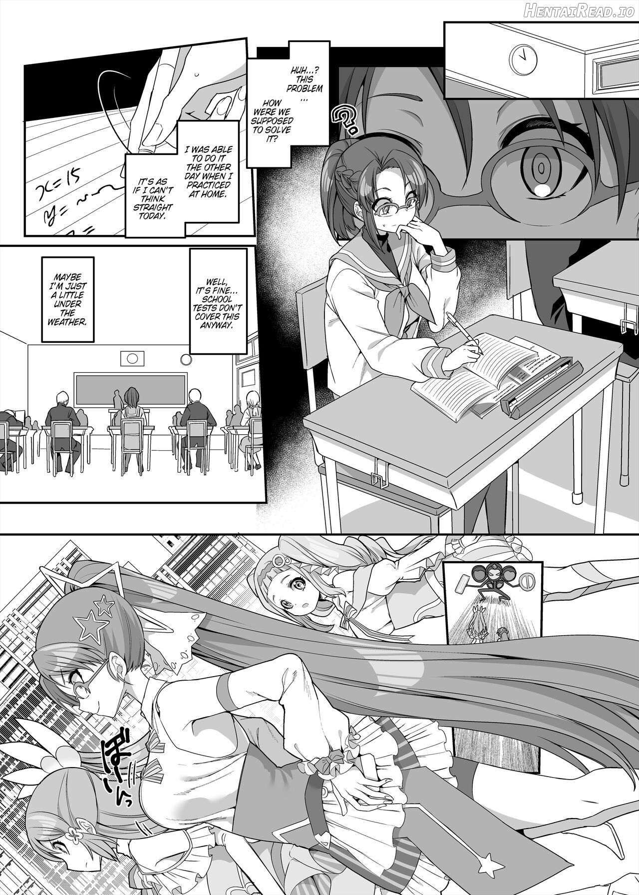 Henshin Heroine Team no Zunouha de Majime de Hinnyuu no Blue The Smart, Diligent and Flat-Chested Blue from the Team of Morphing Heroines Chapter 1 - page 16