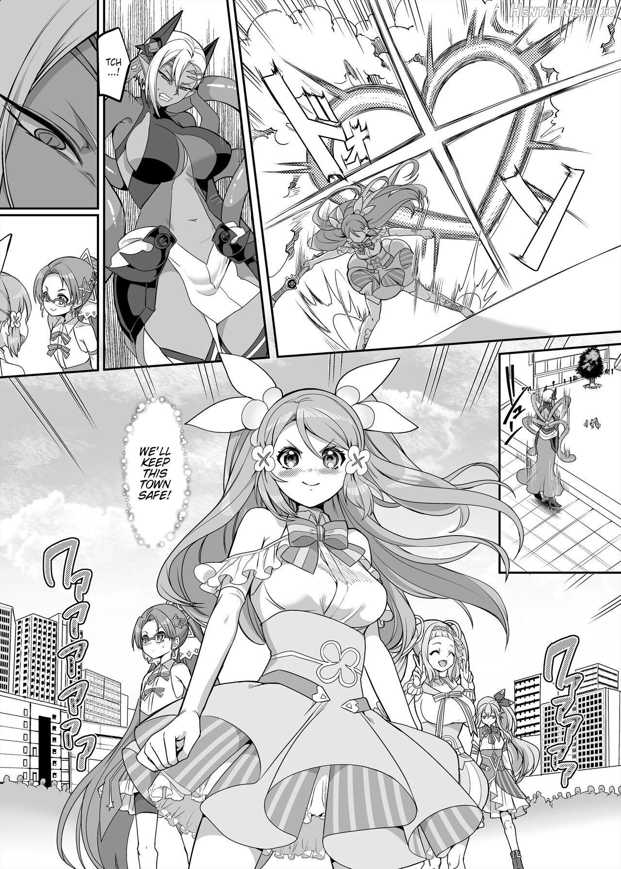 Henshin Heroine Team no Zunouha de Majime de Hinnyuu no Blue The Smart, Diligent and Flat-Chested Blue from the Team of Morphing Heroines Chapter 1 - page 3