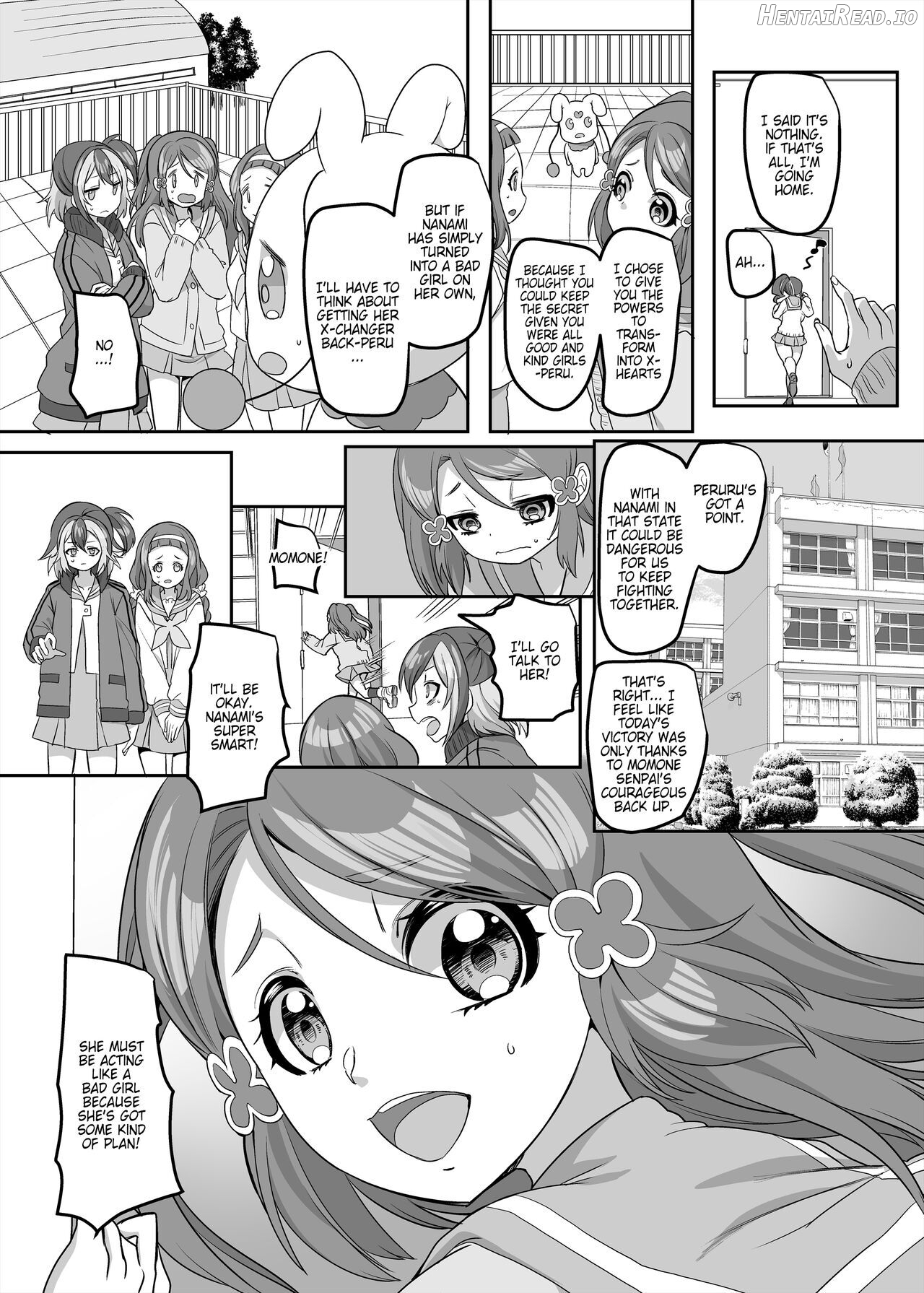 Henshin Heroine Team no Zunouha de Majime de Hinnyuu no Blue The Smart, Diligent and Flat-Chested Blue from the Team of Morphing Heroines Chapter 1 - page 35