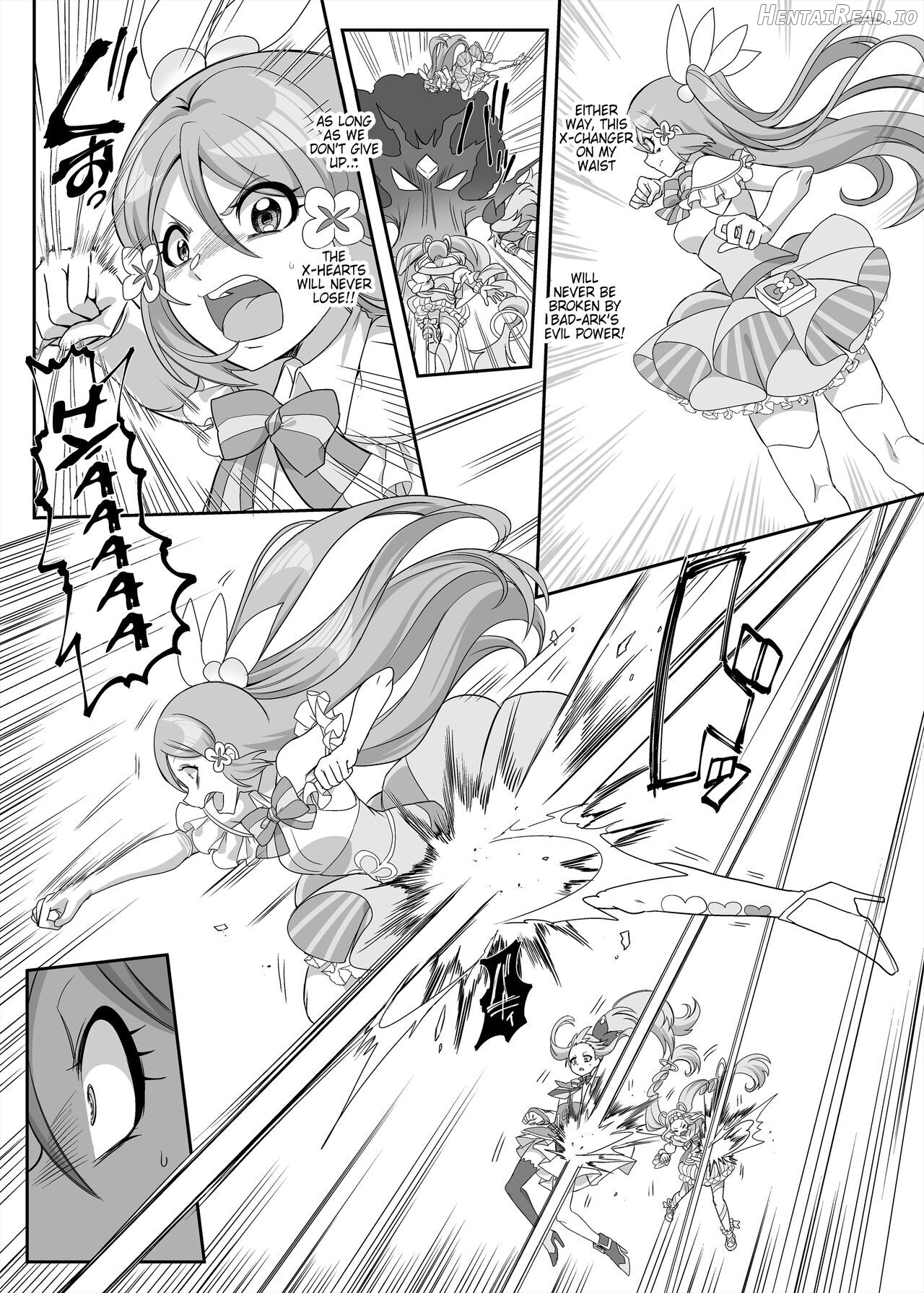 Henshin Heroine Team no Zunouha de Majime de Hinnyuu no Blue The Smart, Diligent and Flat-Chested Blue from the Team of Morphing Heroines Chapter 1 - page 48