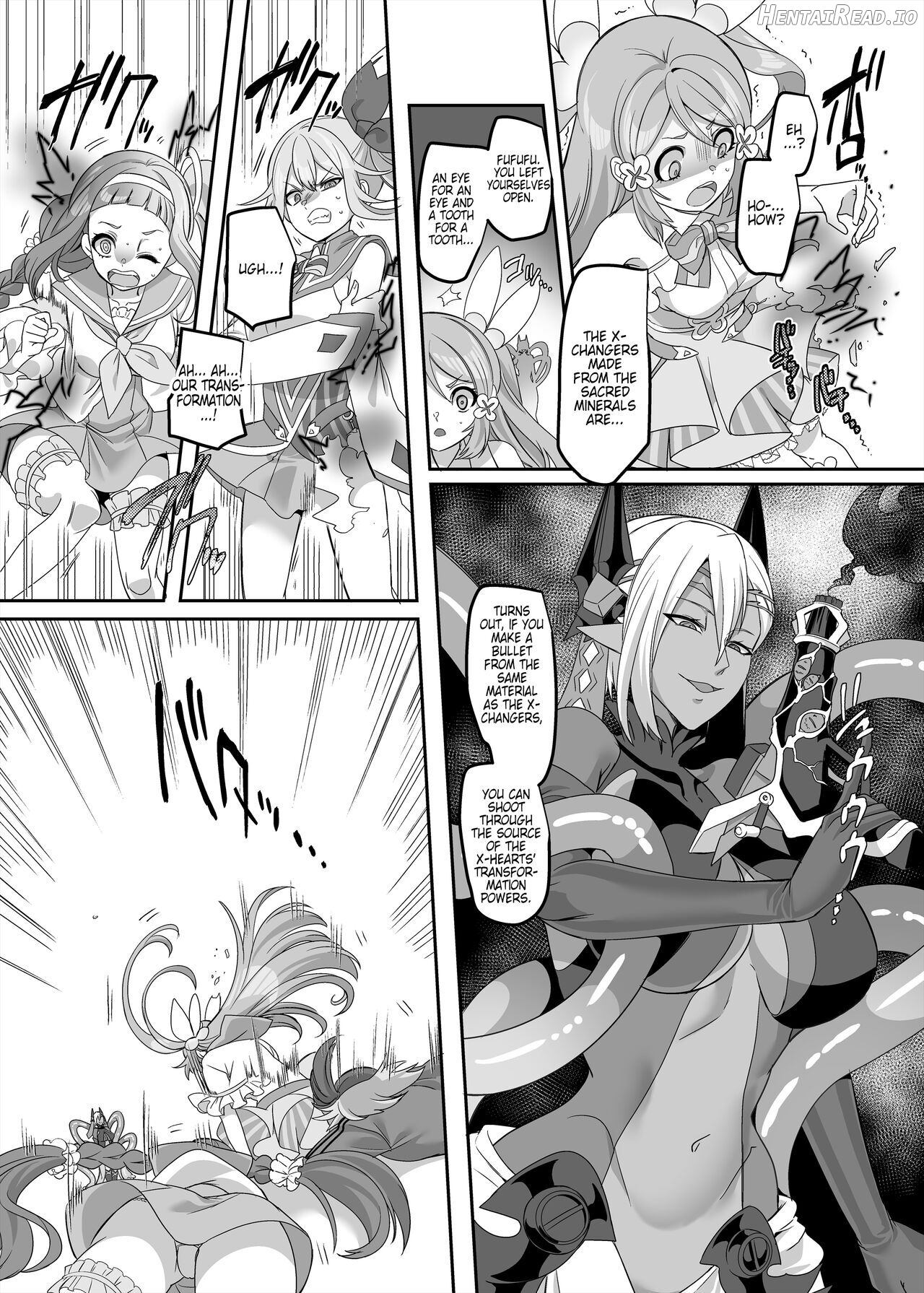 Henshin Heroine Team no Zunouha de Majime de Hinnyuu no Blue The Smart, Diligent and Flat-Chested Blue from the Team of Morphing Heroines Chapter 1 - page 49