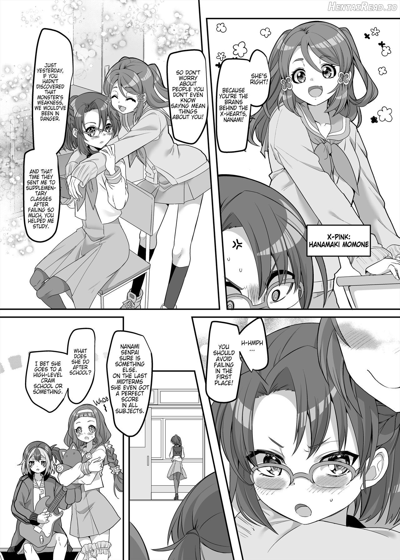 Henshin Heroine Team no Zunouha de Majime de Hinnyuu no Blue The Smart, Diligent and Flat-Chested Blue from the Team of Morphing Heroines Chapter 1 - page 5