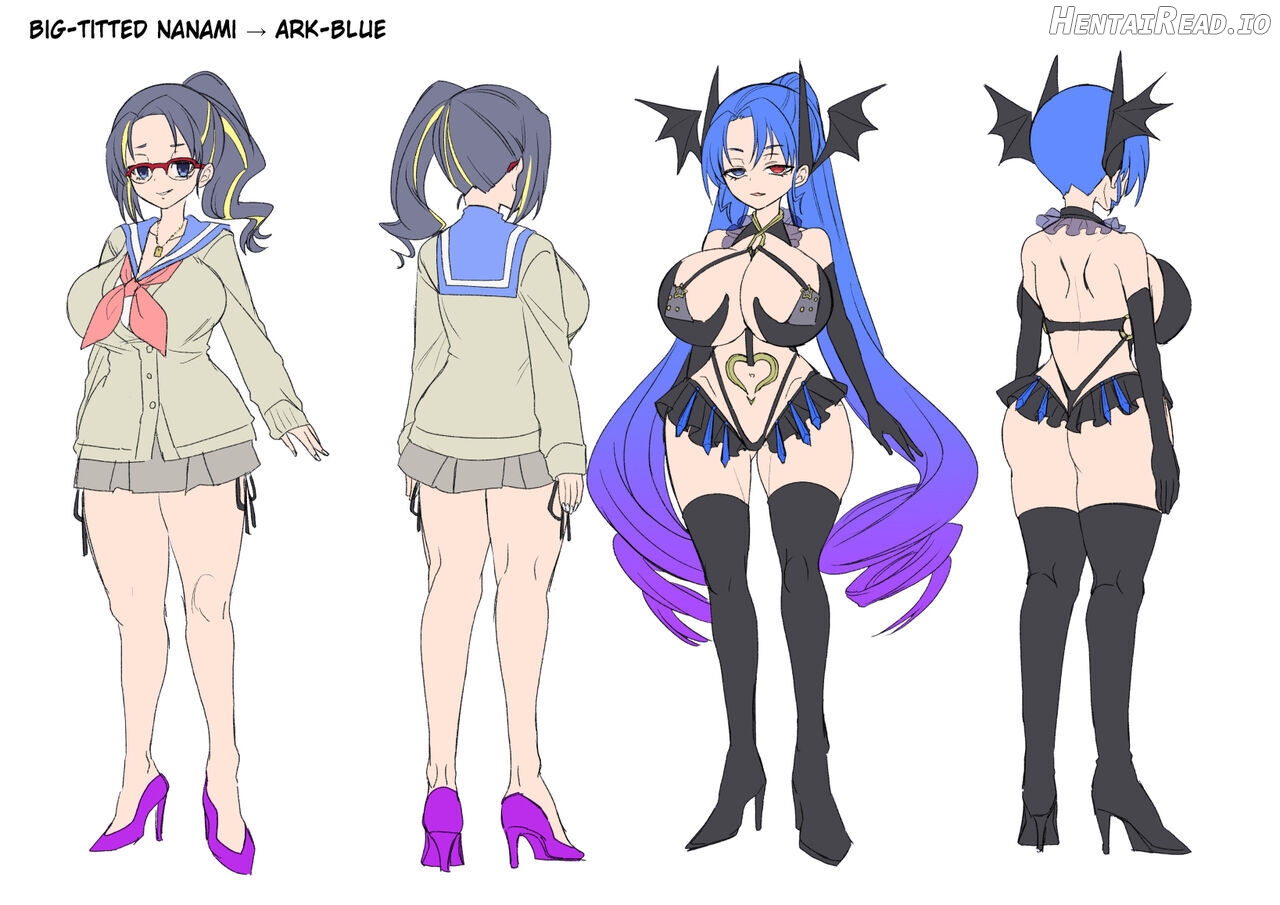 Henshin Heroine Team no Zunouha de Majime de Hinnyuu no Blue The Smart, Diligent and Flat-Chested Blue from the Team of Morphing Heroines Chapter 1 - page 63